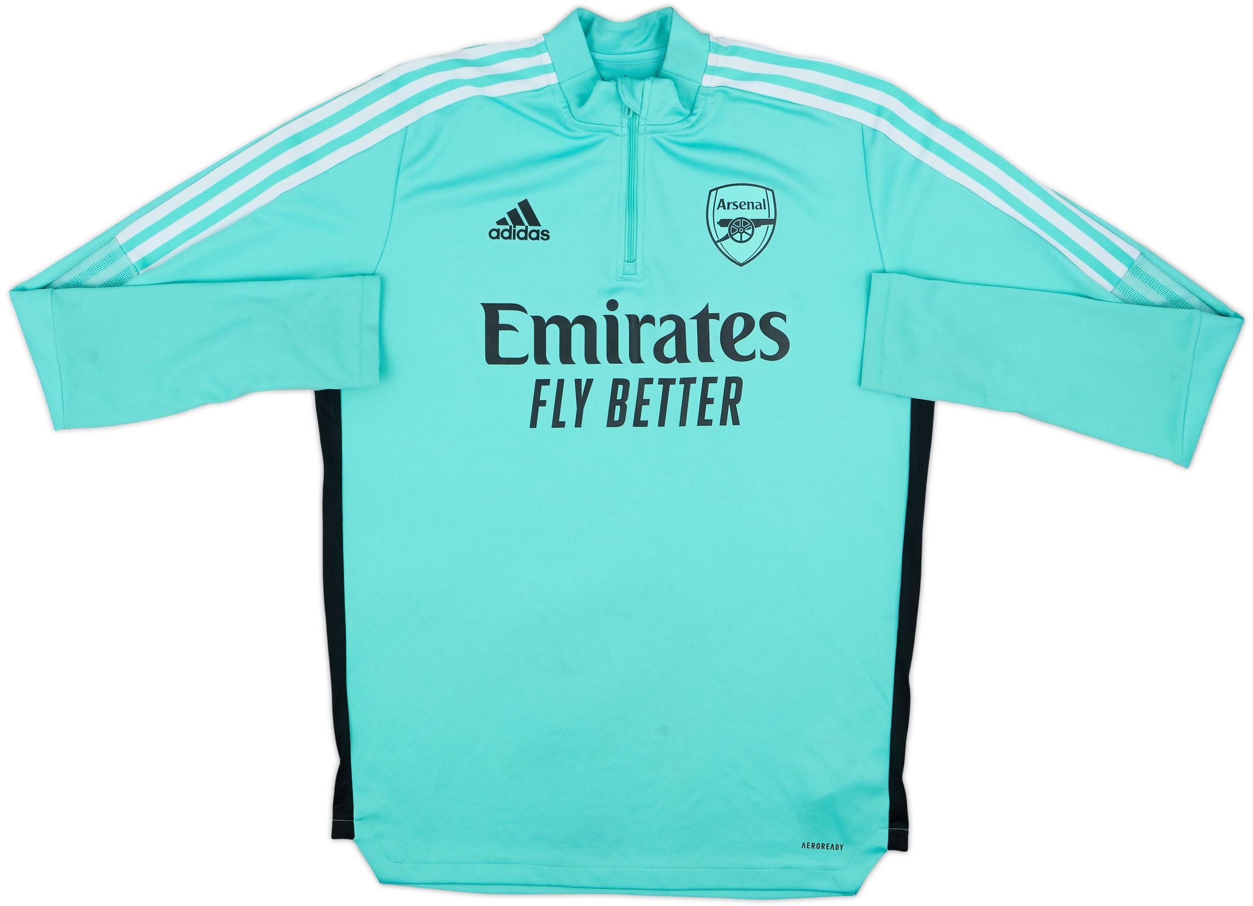 2021-22 Arsenal adidas 1/4 Zip Training Top - 6/10 - (L)