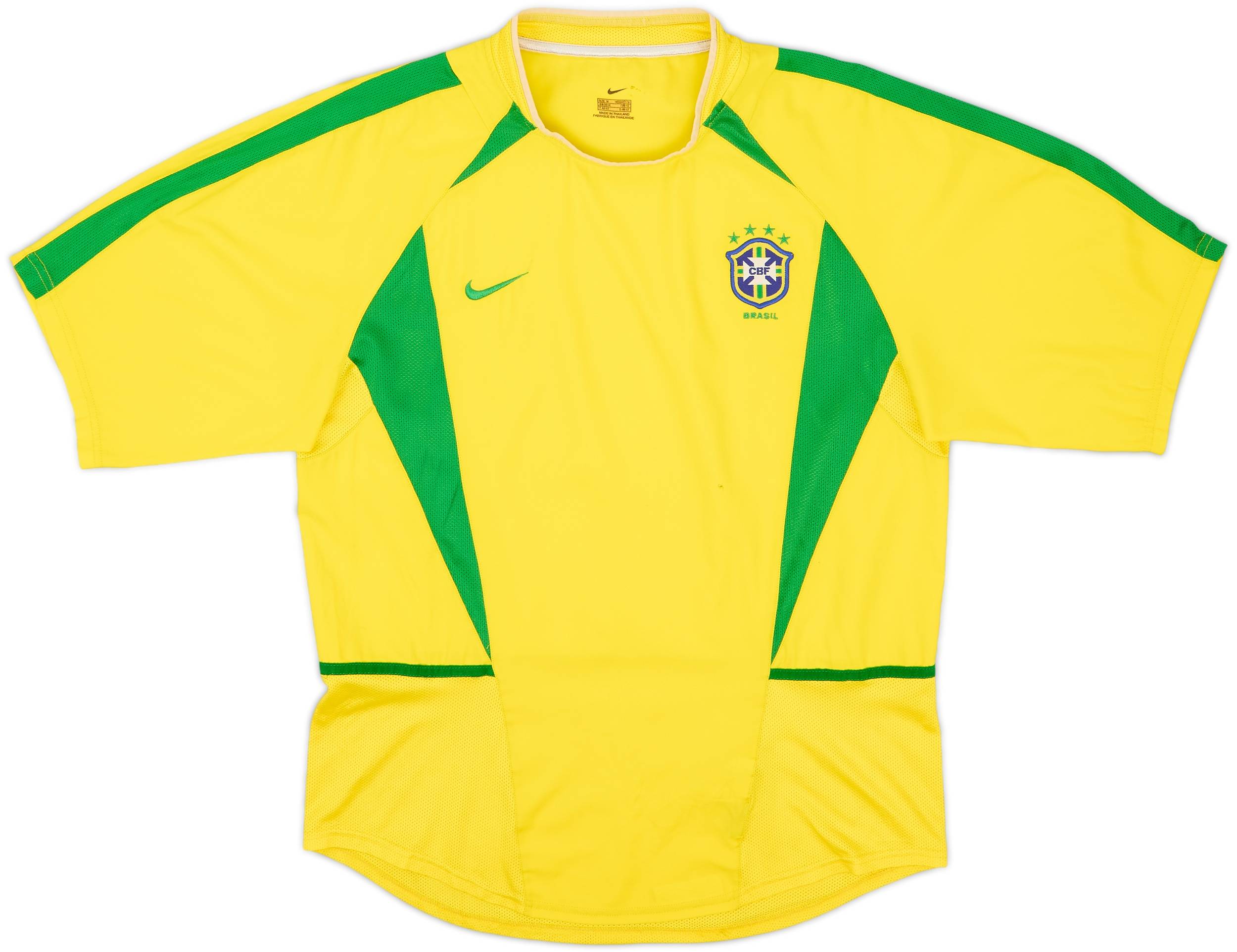 2002-04 Brazil Home Shirt - 5/10 - (M)
