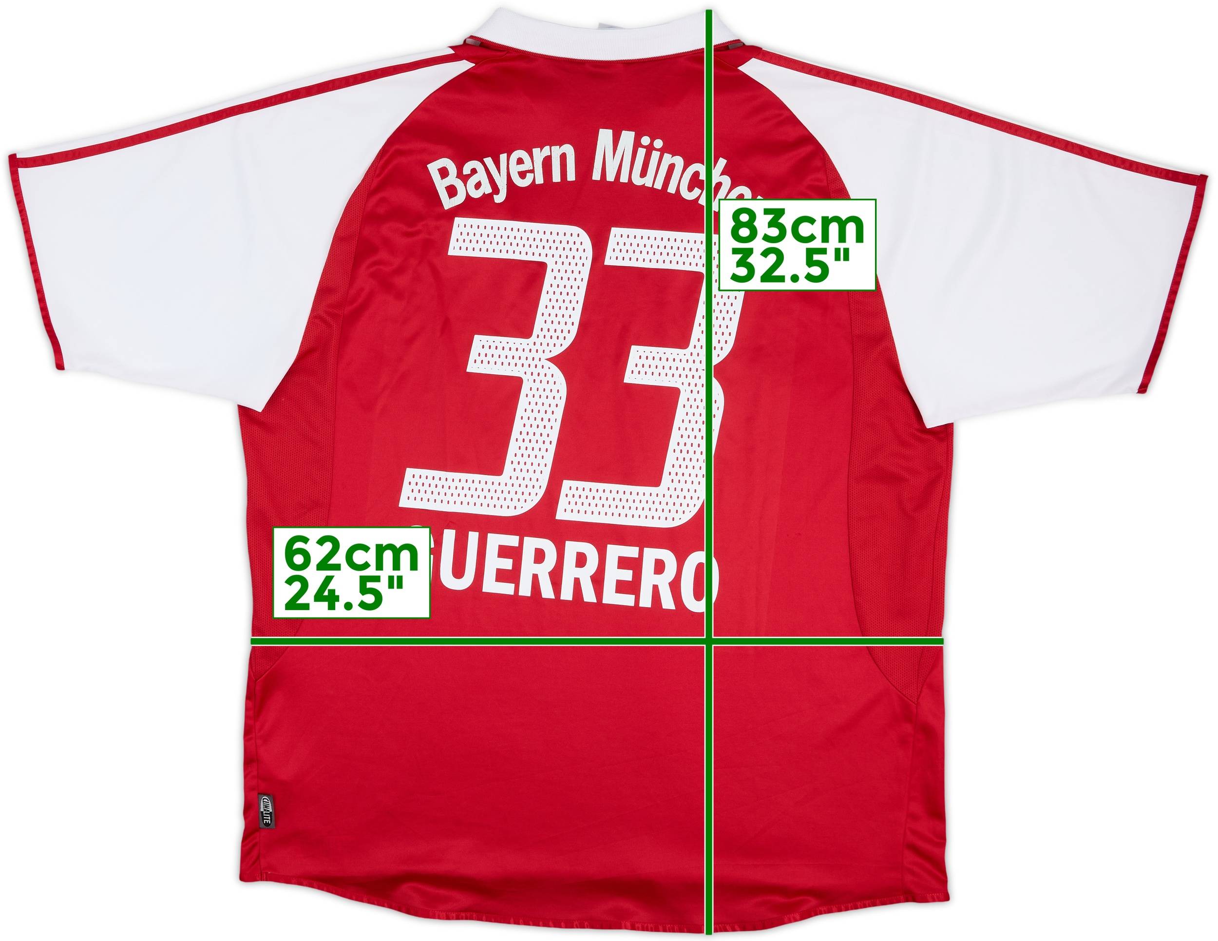 2003-04 Bayern Munich Home Shirt Guerrero #33 - 6/10 - (XXL)