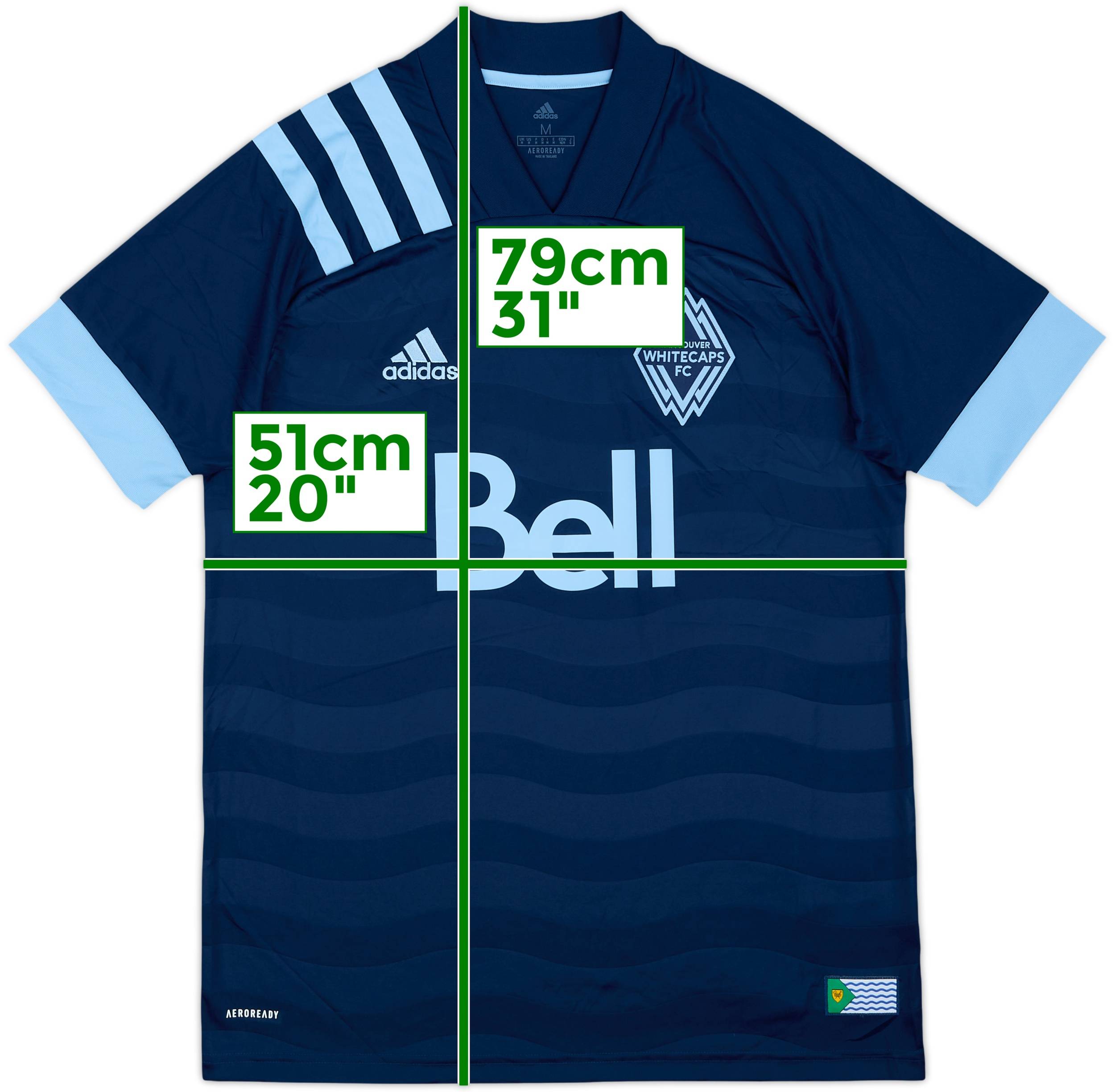 2020-21 Vancouver Whitecaps Away Shirt - 10/10 - (M)