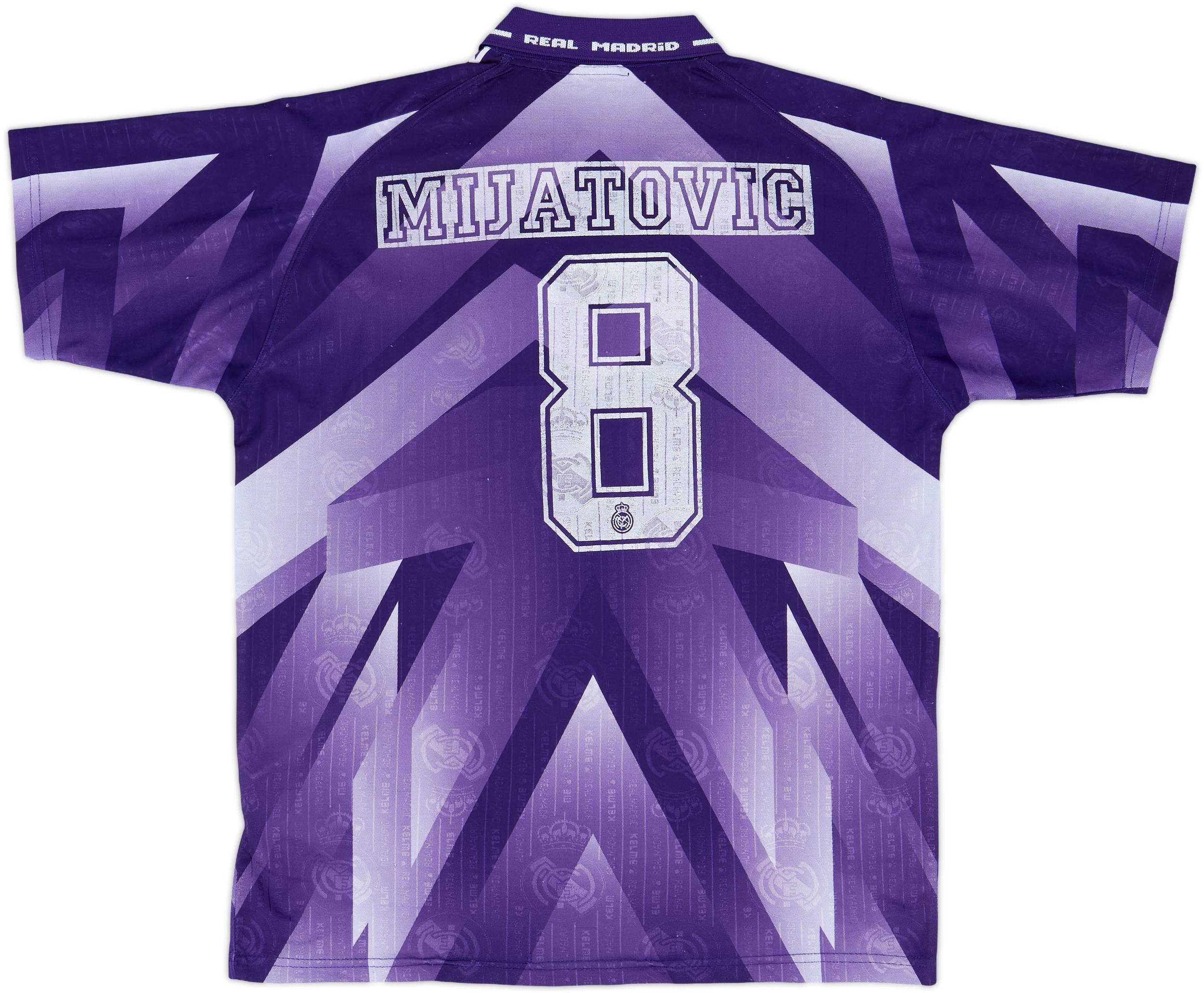 1996-97 Real Madrid Away Shirt Mijatovic #8 - 6/10 - (XL)