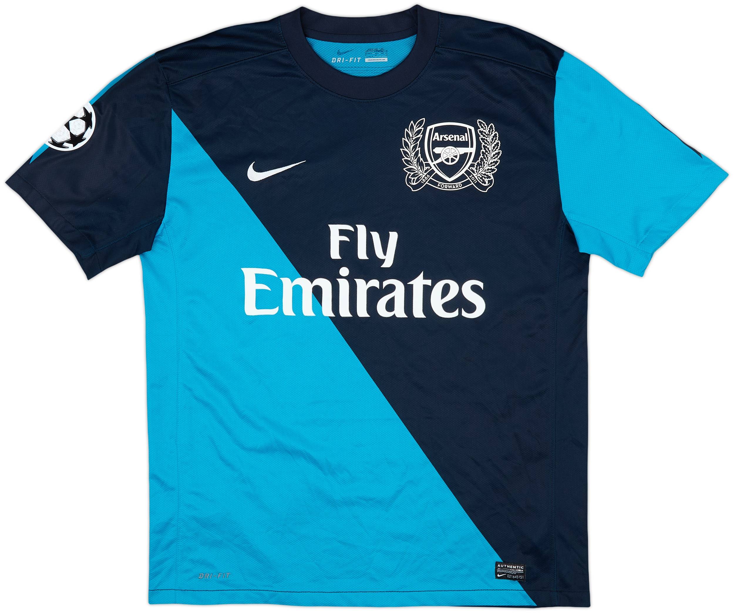 2011-12 Arsenal Away Shirt Arteta #8 - 9/10 - (L)