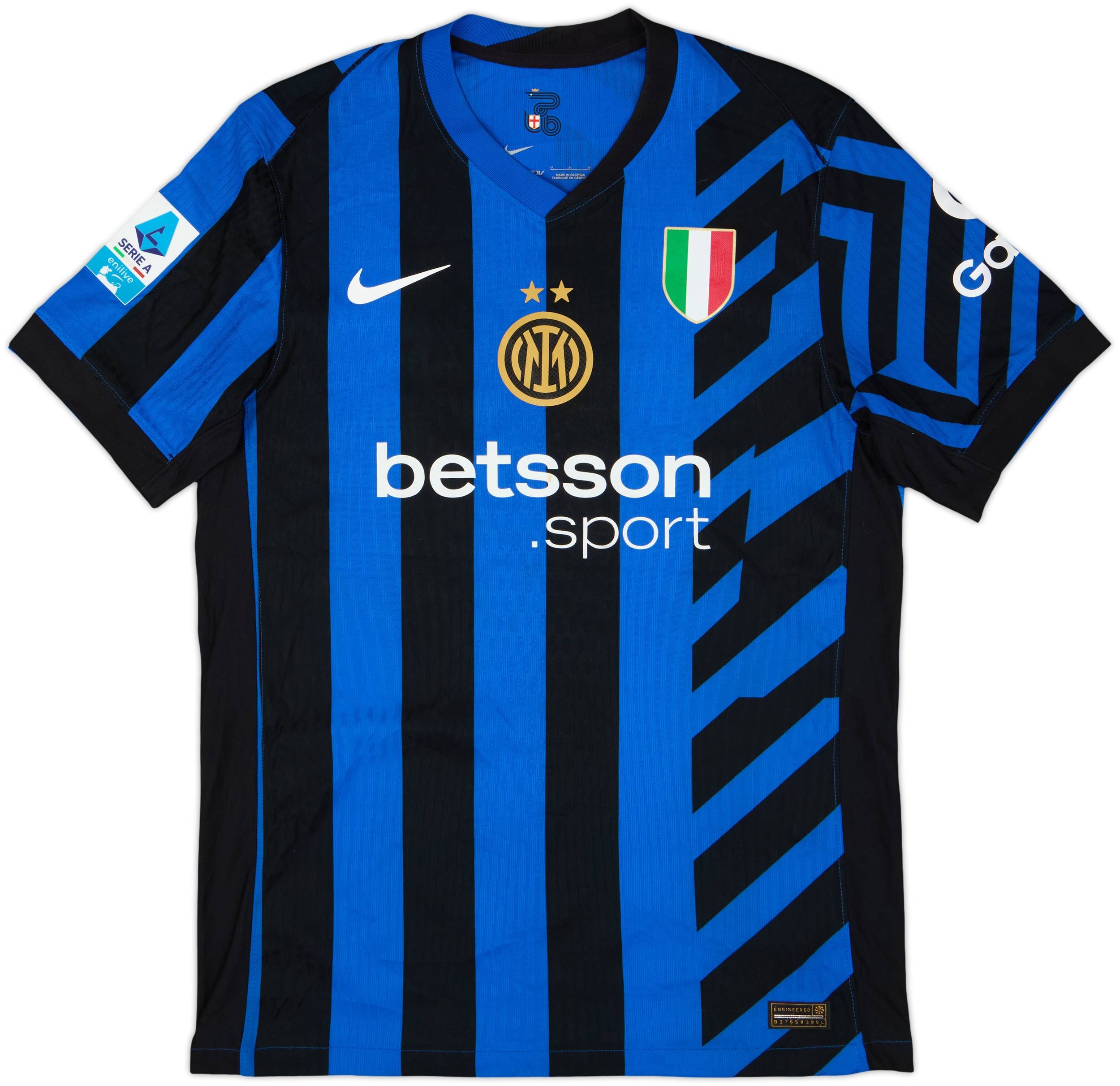 2024-25 Inter Milan Authentic Home Shirt Barella #23 - 7/10 - (M)