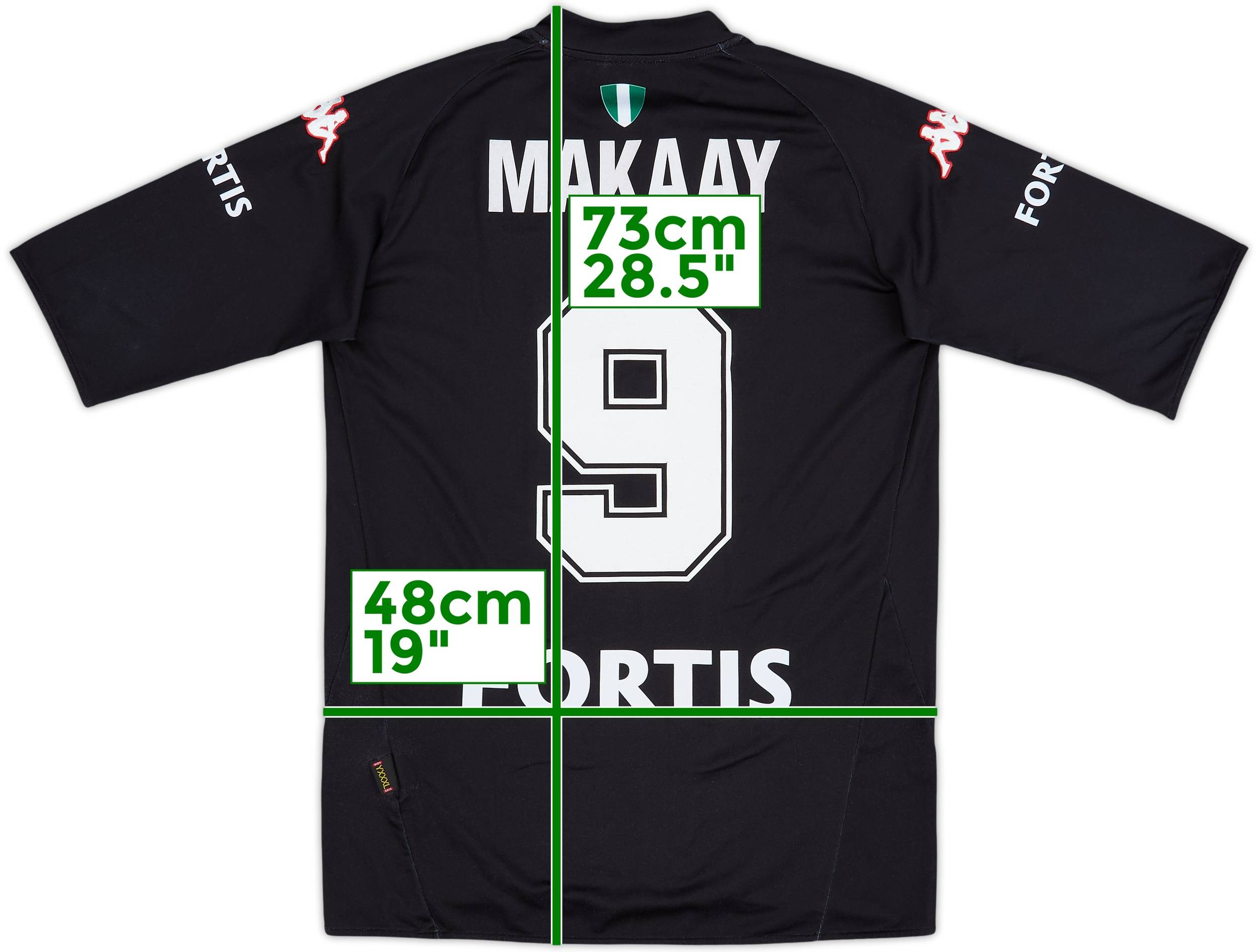 2007-08 Feyenoord Away Shirt Makaay #9 - 7/10 - (YXXXL)