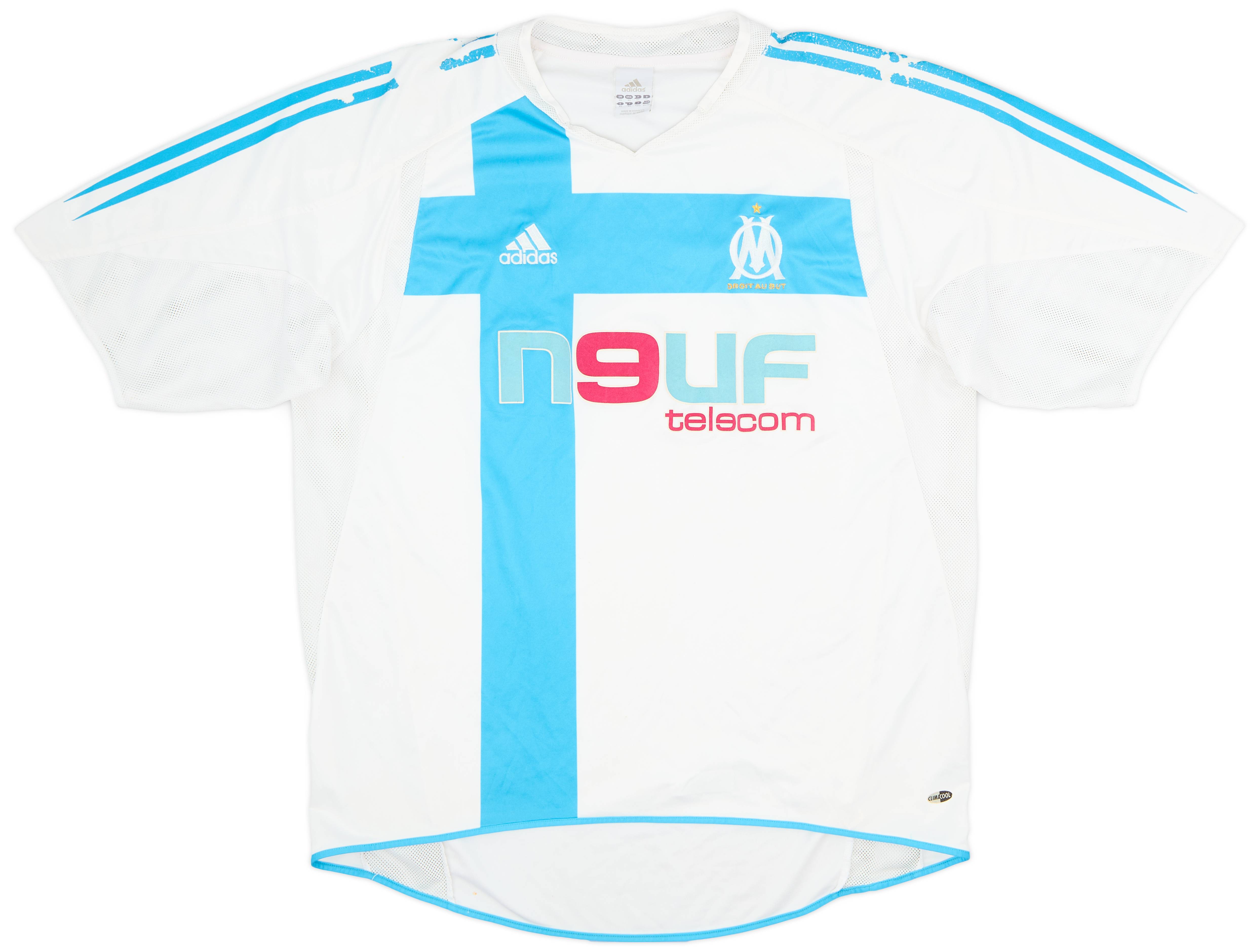 2004-05 Olympique Marseille Home Shirt - 5/10 - (XL)