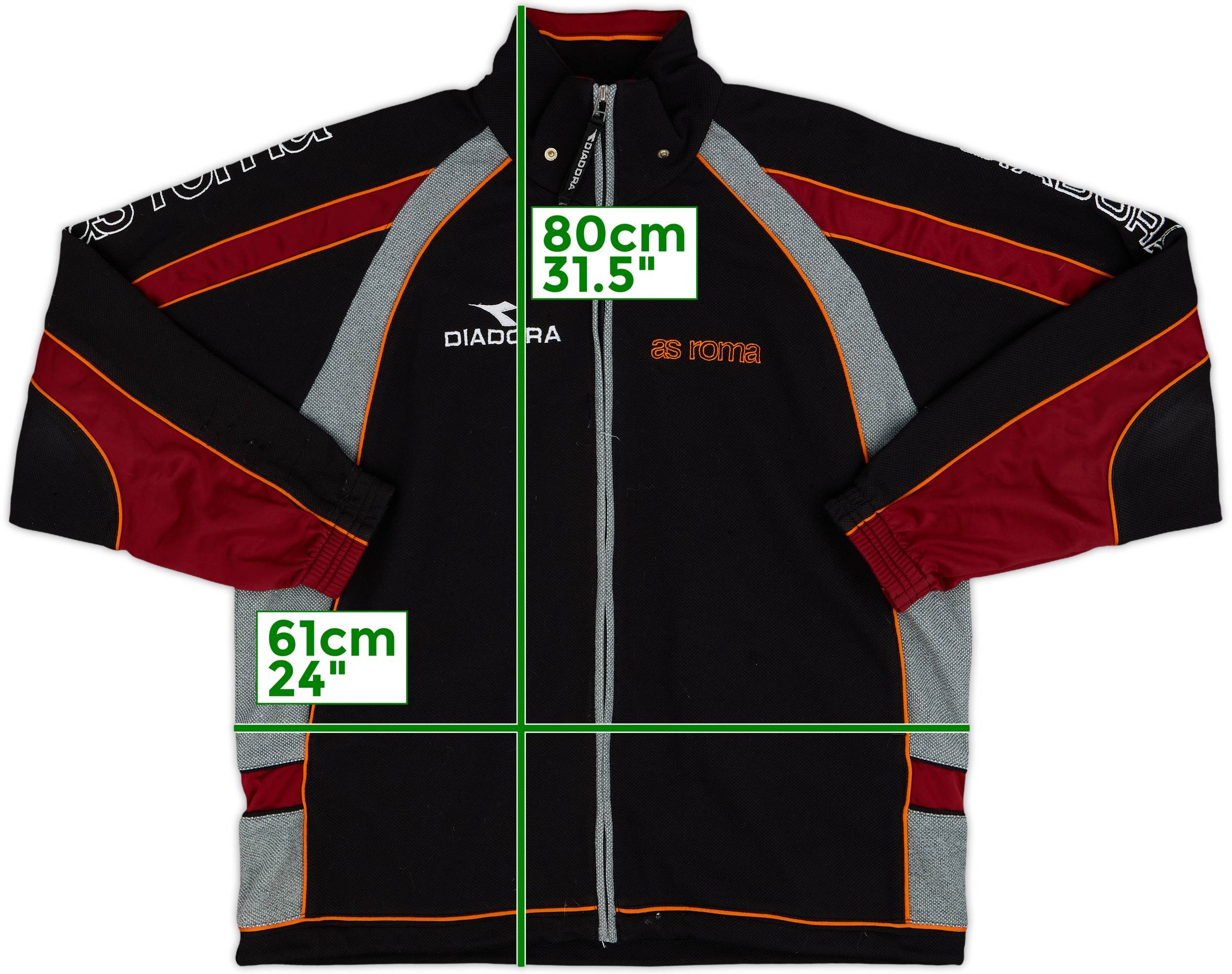 98-99 ASローマ DIADORA トラックジャケット・パンツ　セットアップ 1998-99 Roma Diadora Track Jacket - 8/10 - (M)