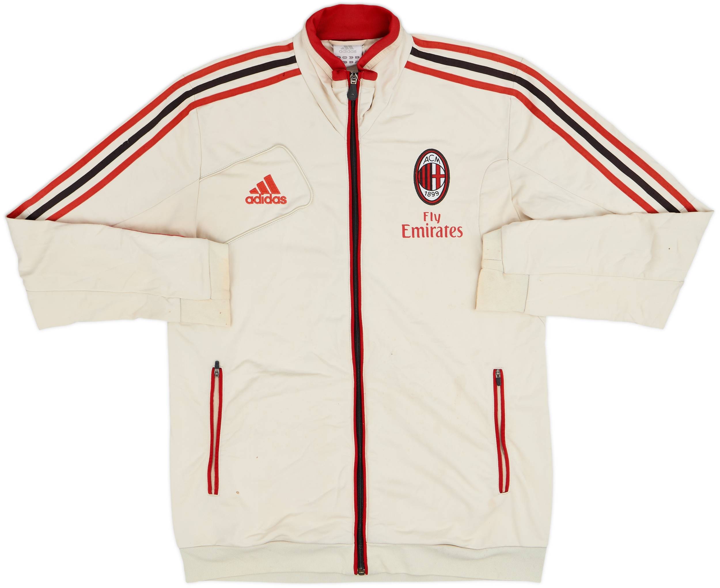 2012-13 AC Milan adidas Track Jacket - 4/10 - (M)
