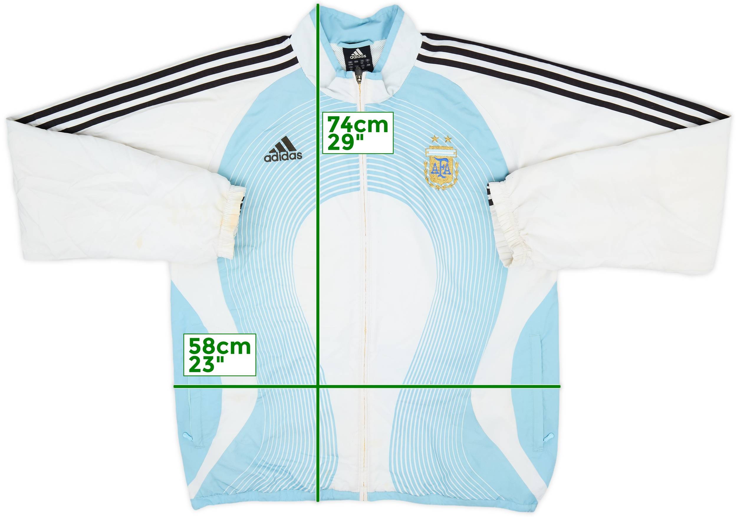 2006-07 Argentina adidas Track Jacket - 5/10 - (L)