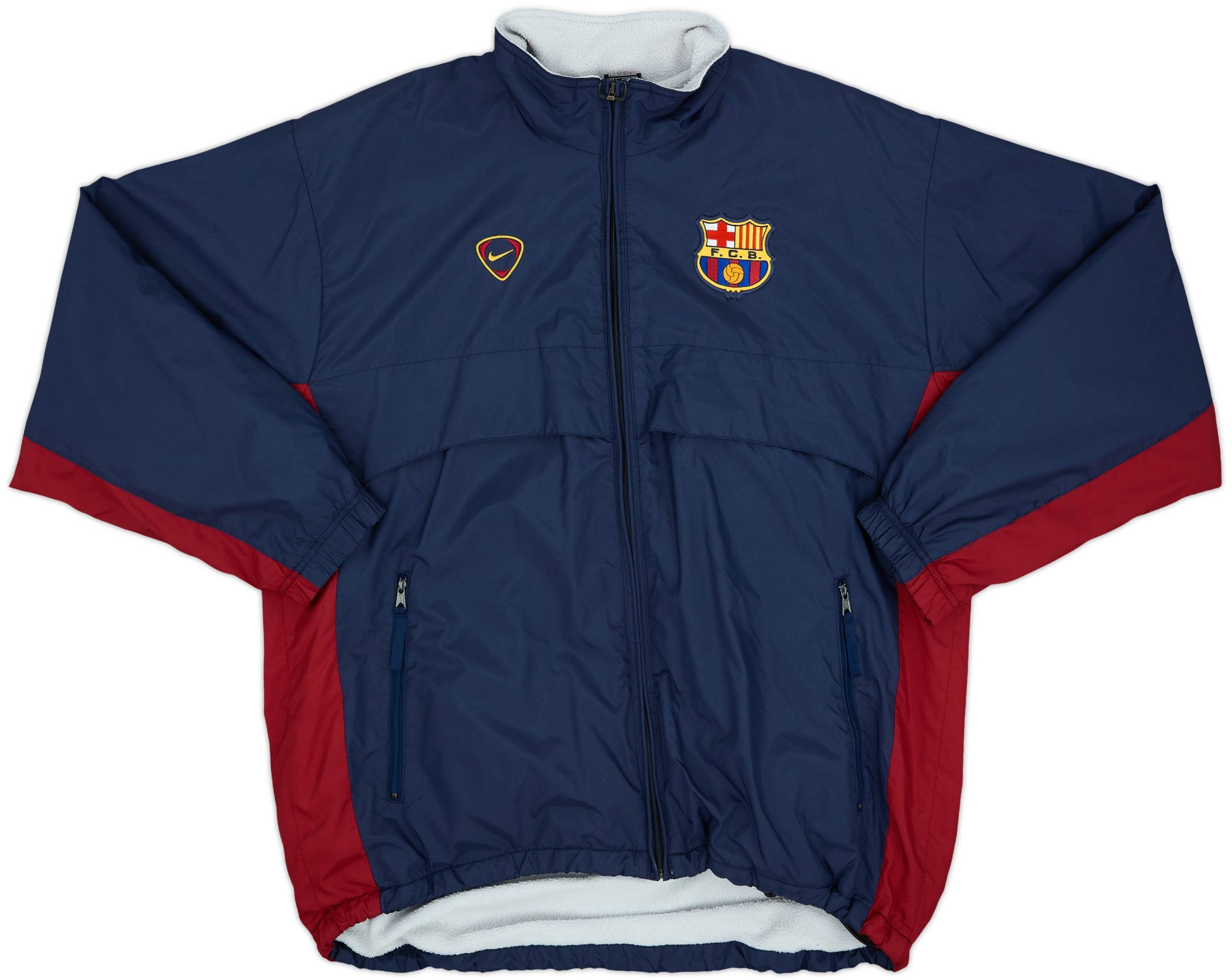2000-01 Barcelona Nike Padded Bench Coat - 9/10 - (L)