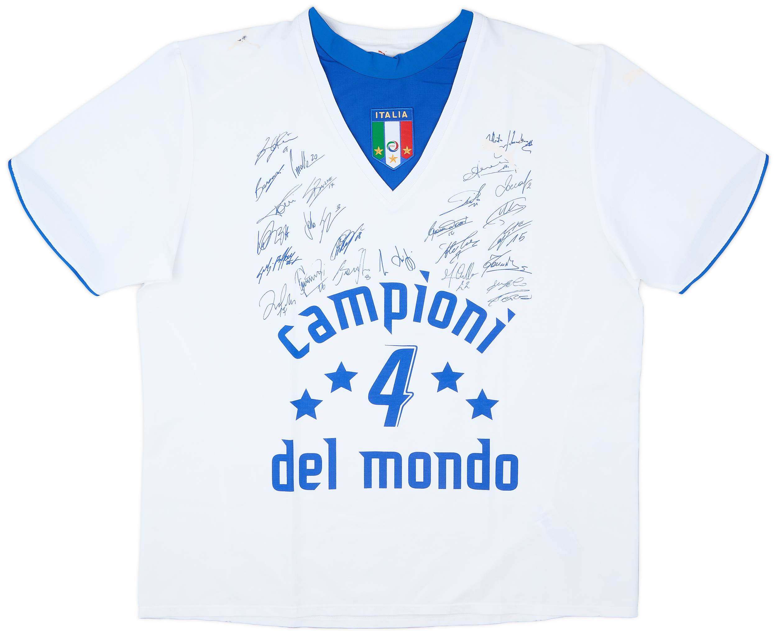 2006 Italy 'Campioni Del Mundo' Away Shirt - 5/10 - (3XL)