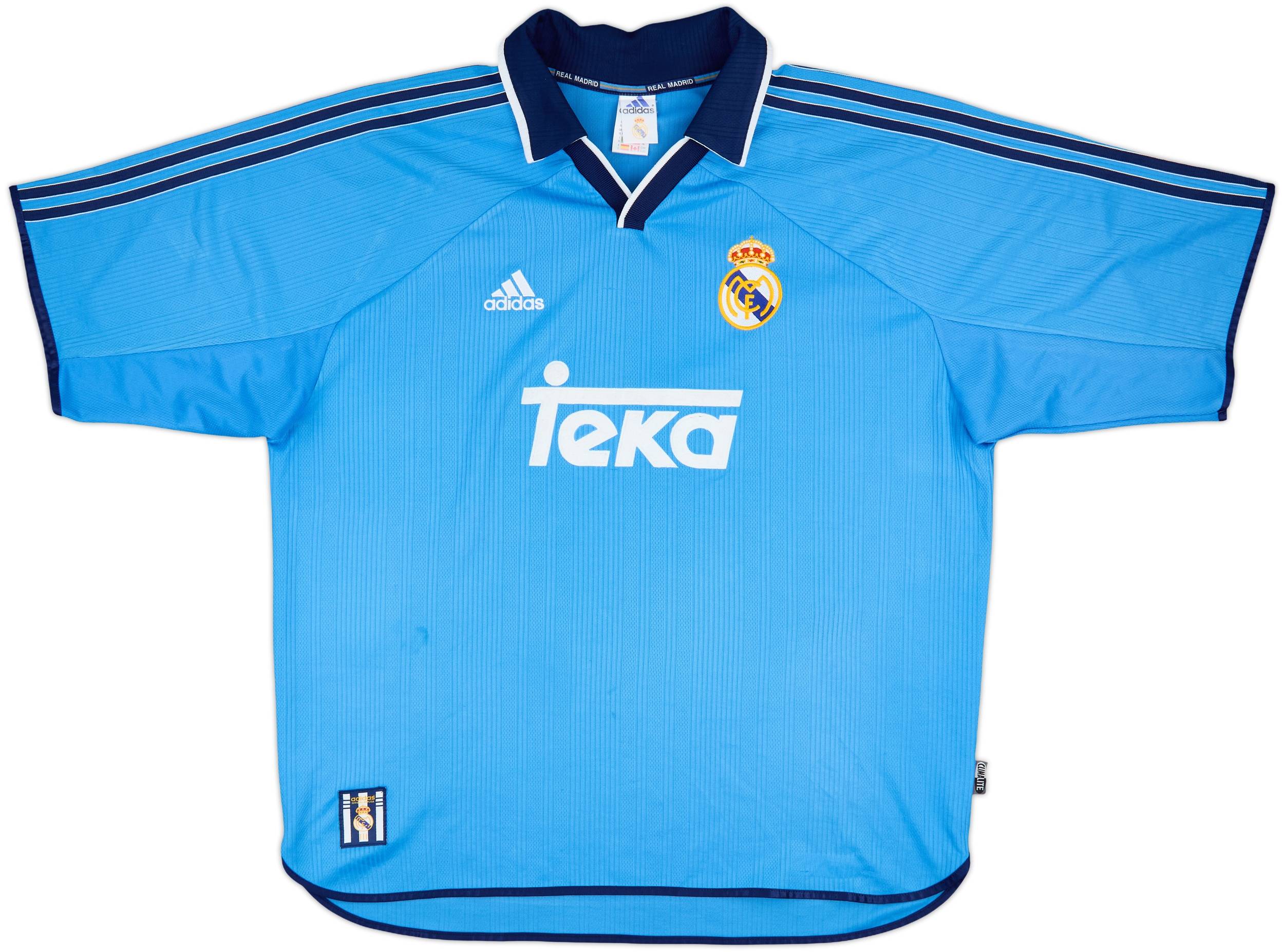 1999-00 Real Madrid Third Shirt Raul #7 - 9/10 - (XL)