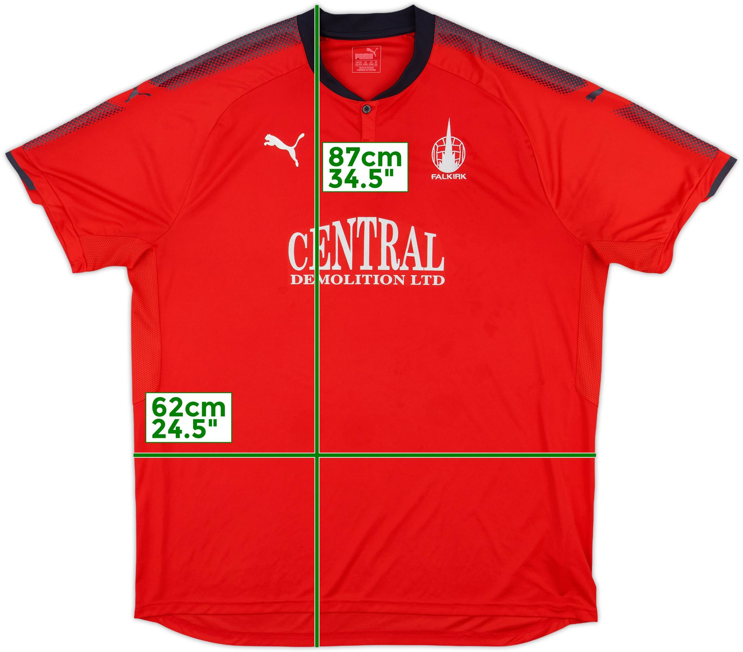 2017-18 Falkirk Away Shirt 9/10 (3XL)