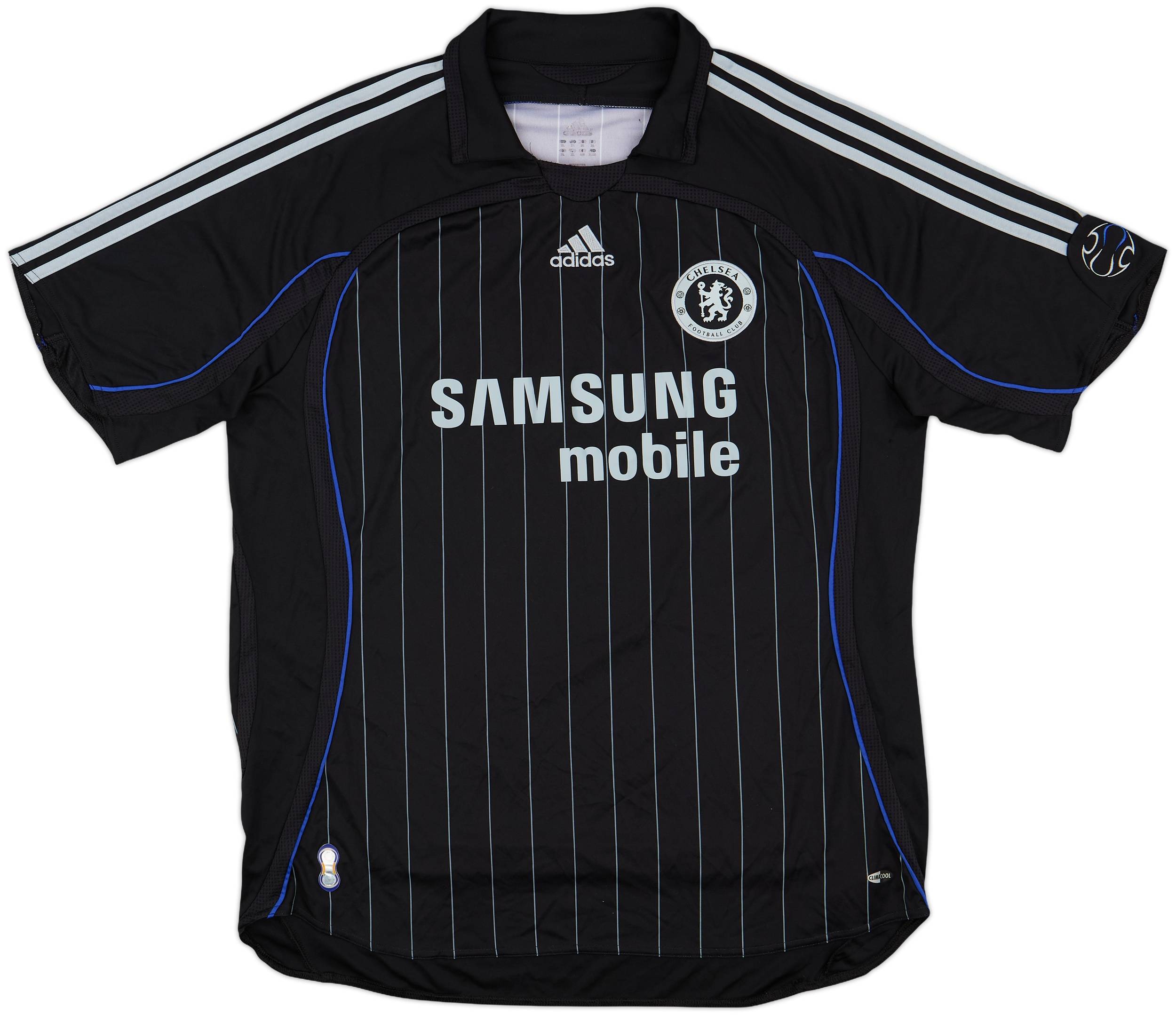Chelsea FC ドログバ 11番 シャツ Didier Drogba 11-12 Chelsea Home UCL Final Retro Jersey #11