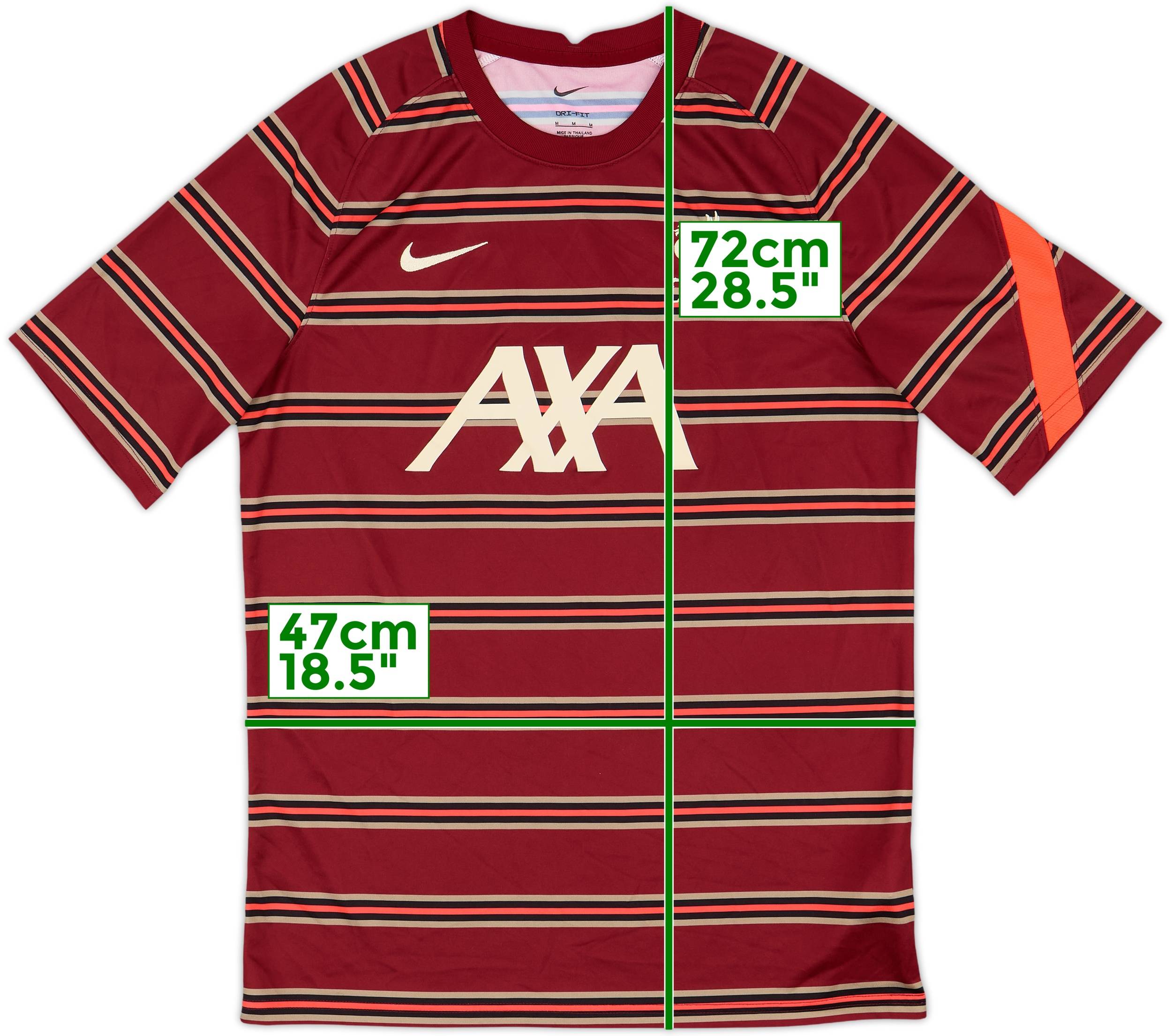 2021-22 Liverpool Nike Training Shirt - 8/10 - (M)
