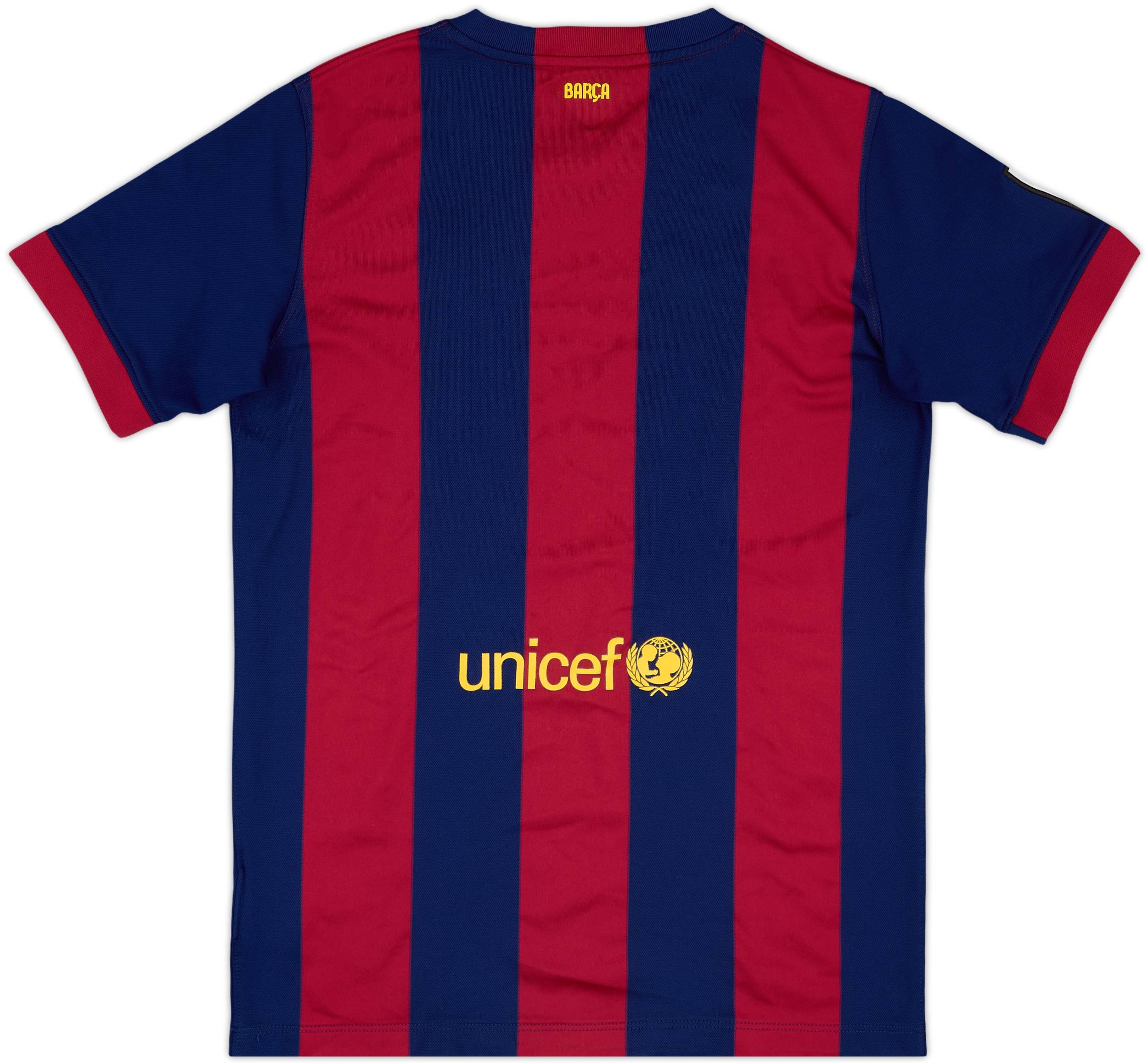2014-15 Barcelona Home Shirt - 8/10 - (XL.Boys)