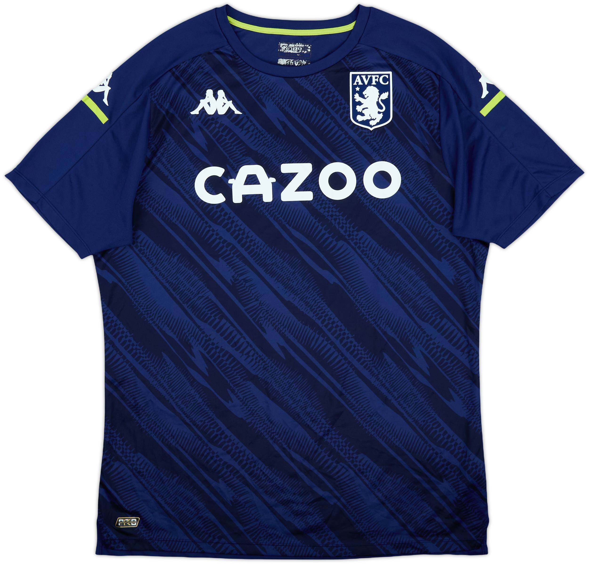 Aston Villa Kappa ホワイトジャージ 2021-21 Aston Villa Kappa Training Shirt - 7/10 - (XXL)