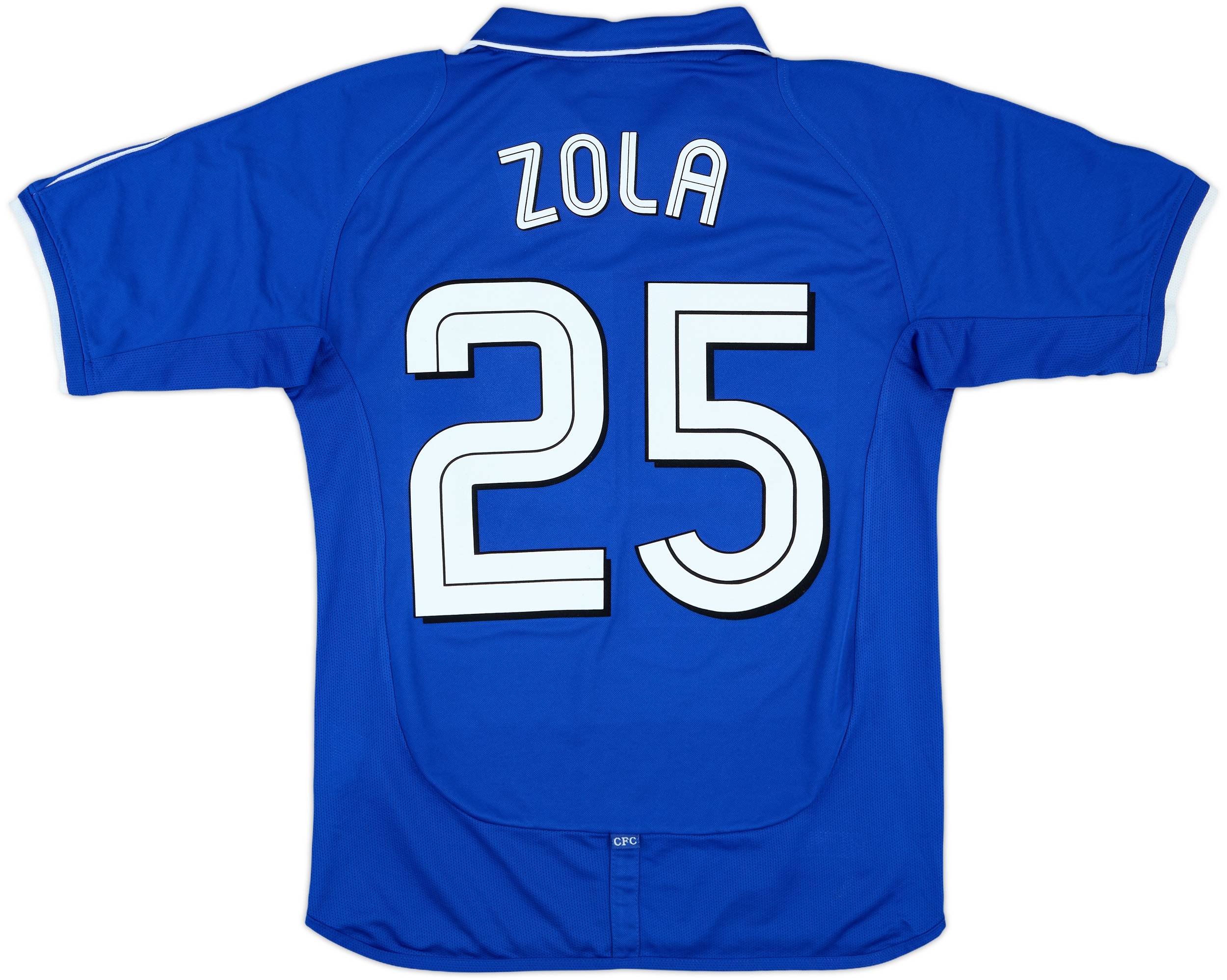 2001-03 Chelsea Home Shirt Zola #25 - 8/10 - (S)