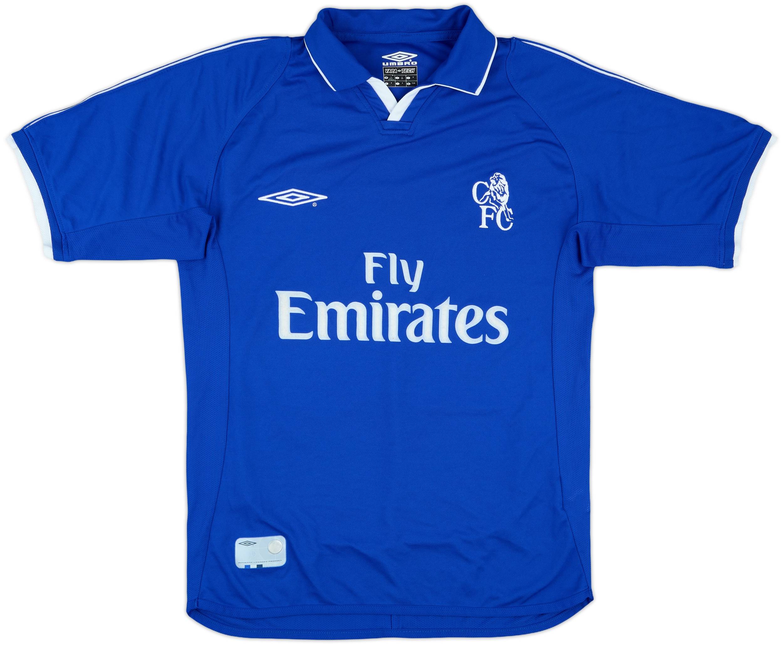2001-03 Chelsea Home Shirt Zola #25 - 8/10 - (S)