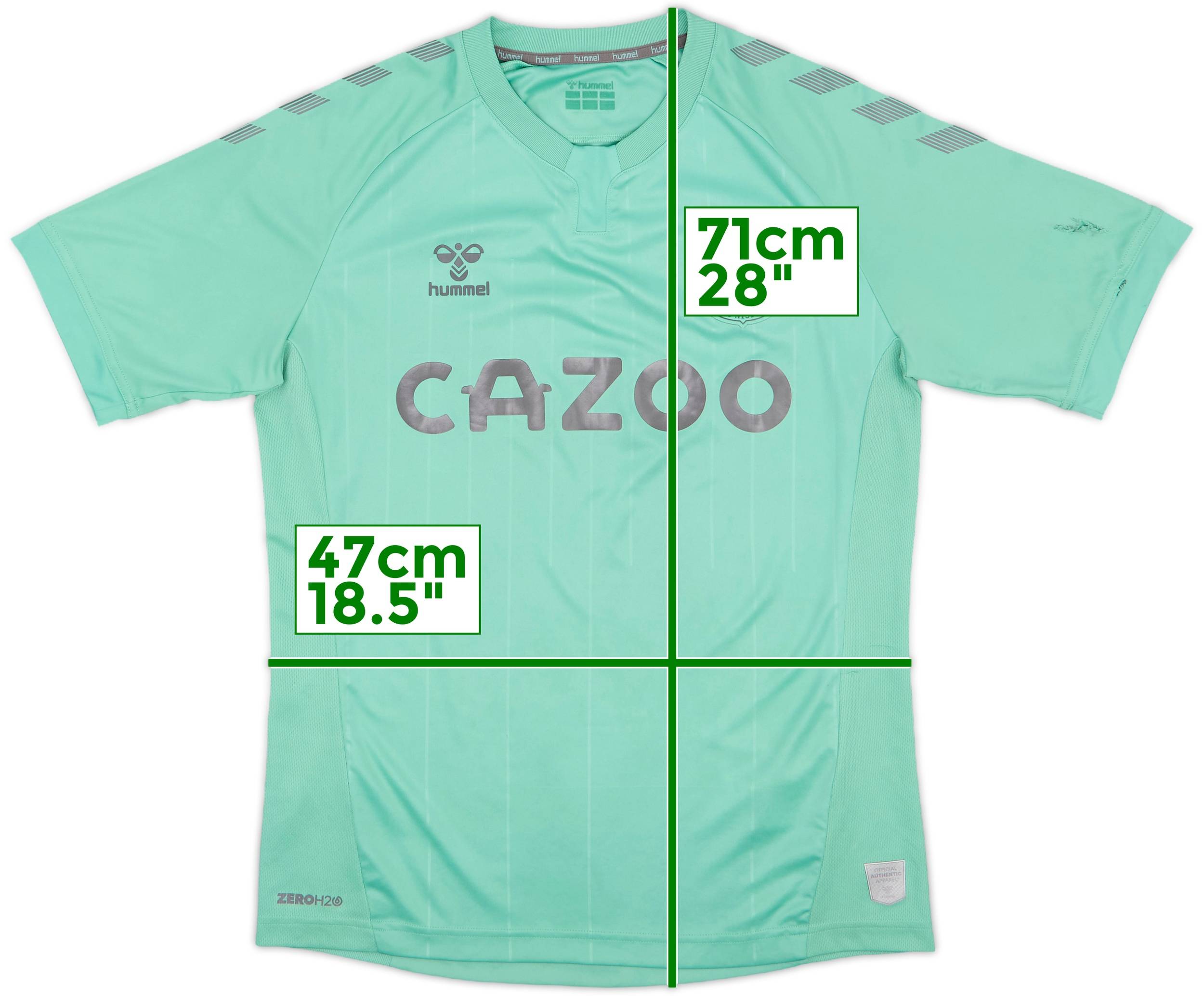 【新品未使用】Everton 2021シーズン 3rdユニフォーム hummel 新品未使用】Everton 2021シーズン 3rdユニフォーム hummel
