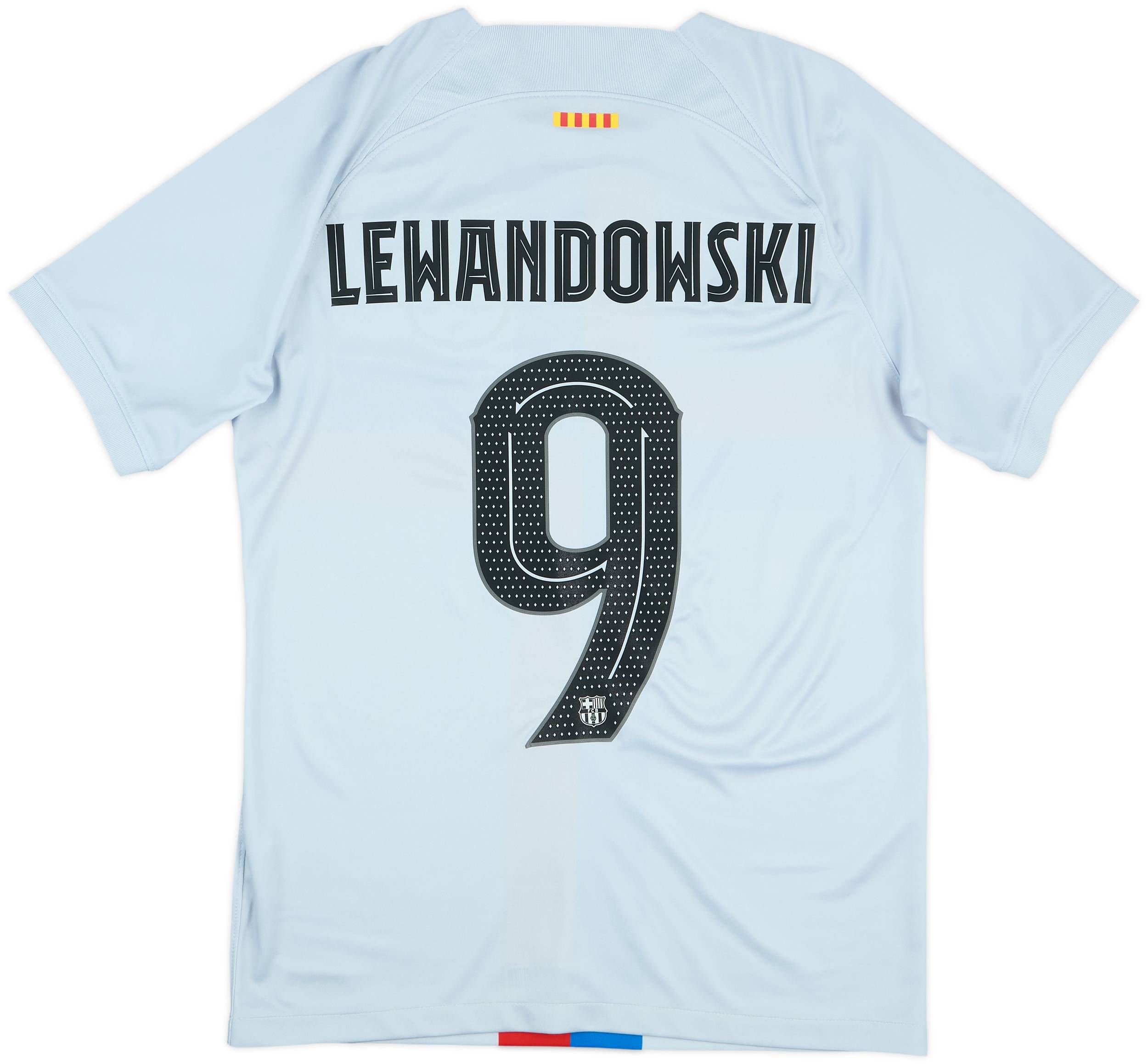 2022-23 Barcelona Third Shirt Lewandowski #9 - 10/10 - (S)