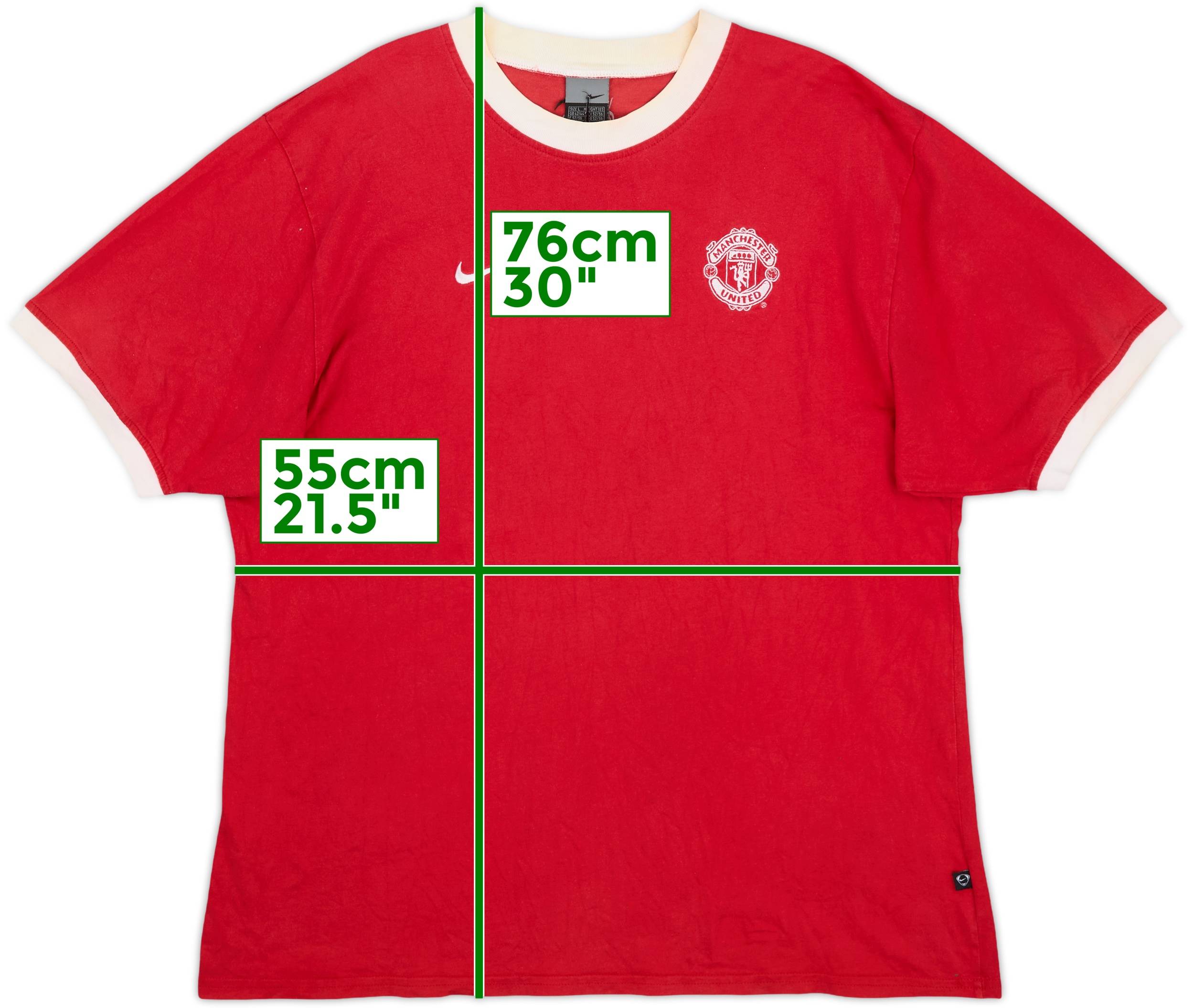 ウェア NIKE manchester united 03-04  2003-04 Manchester United Nike Cotton Tee - 7/10 - (L)