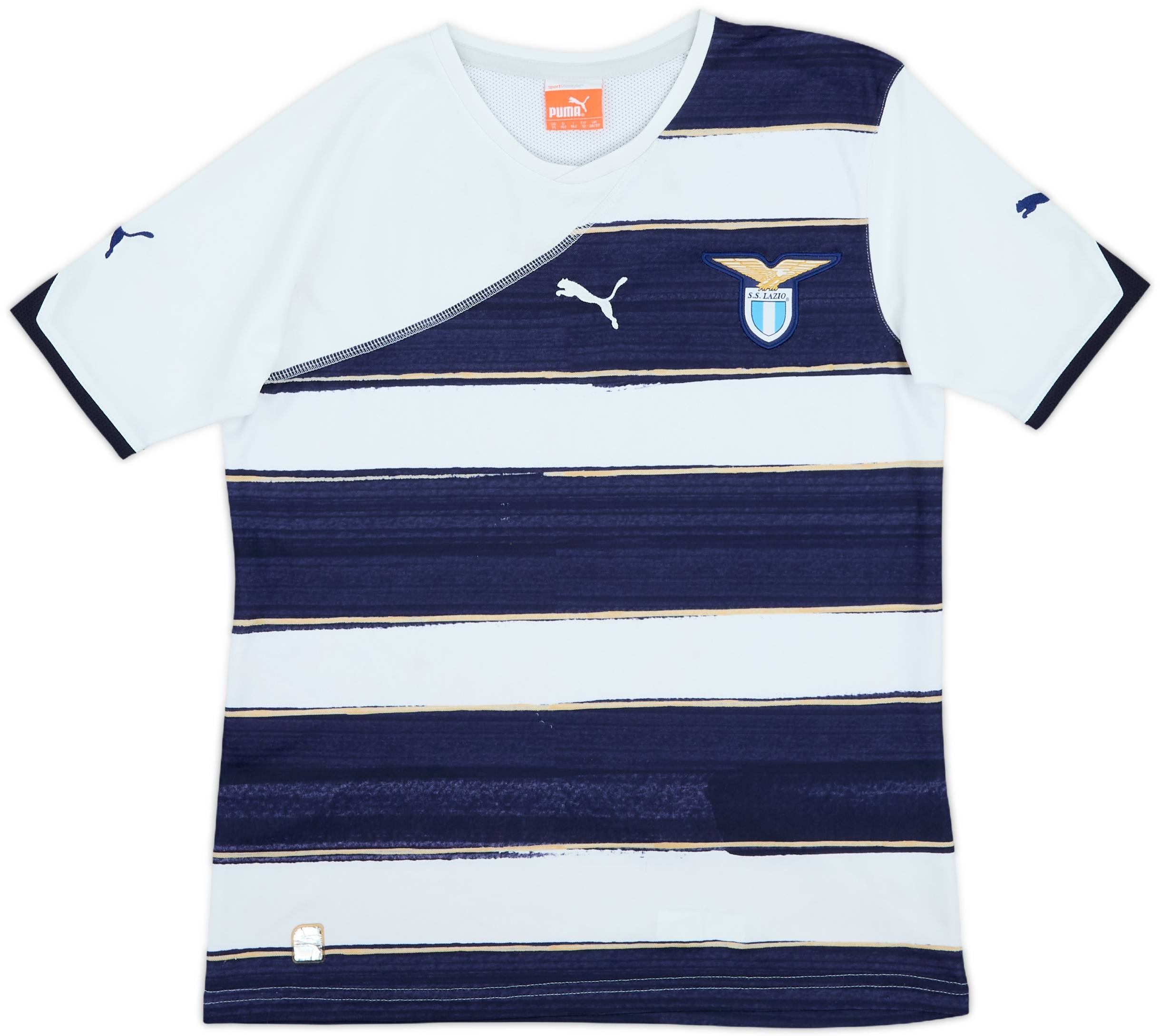 ラツッオPuma SS Lazio シャツ 背番号5 水色 2002/03 LAZIO Vintage Puma Home Football Shirt Jersey (M/L