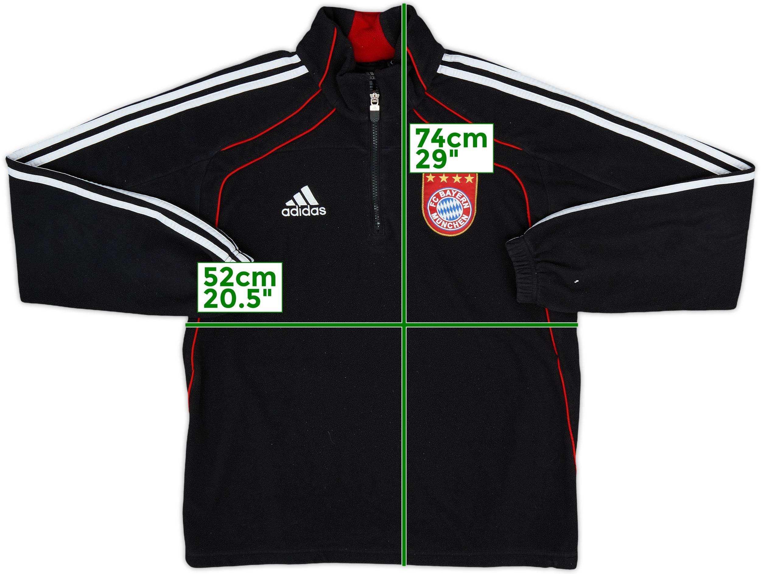 2010-11 Bayern Munich adidas 1/4 Zip Fleece Top - 8/10 - (S)