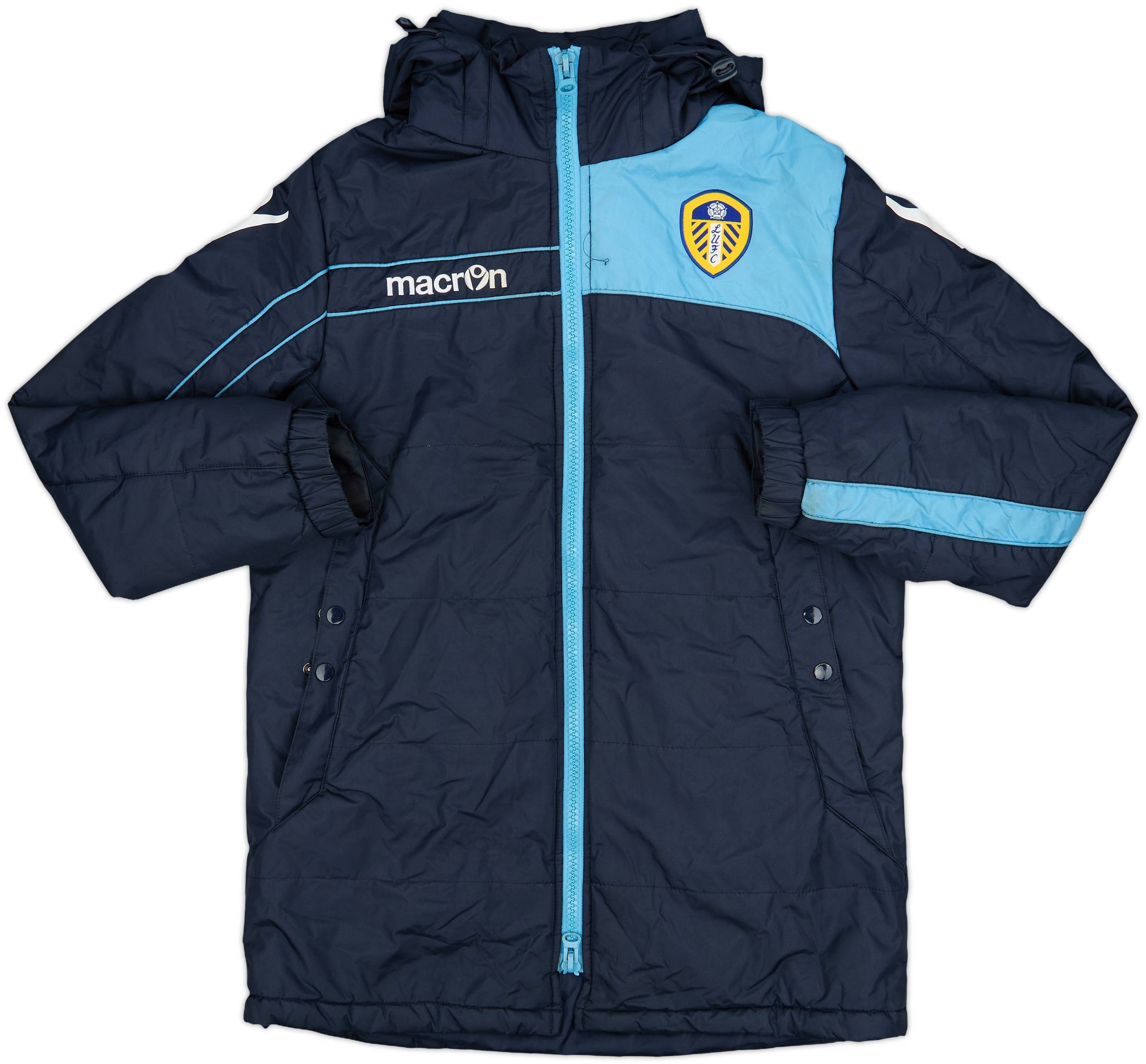 Macron Long Bench Jacket 2011-12 Leeds United Macron Padded Bench