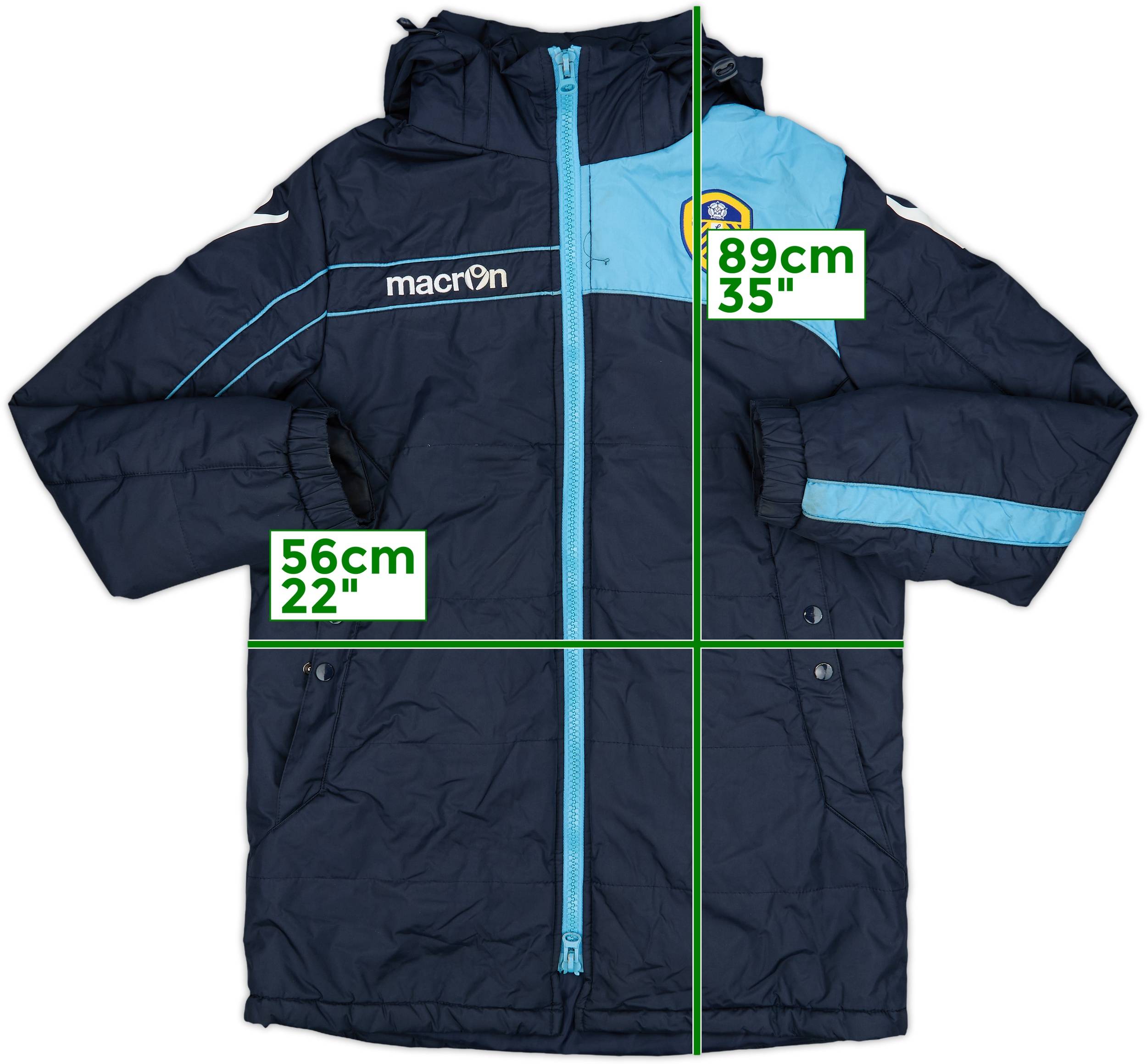 2011-12 Leeds United Macron Padded Bench Coat - 8/10 - (S)