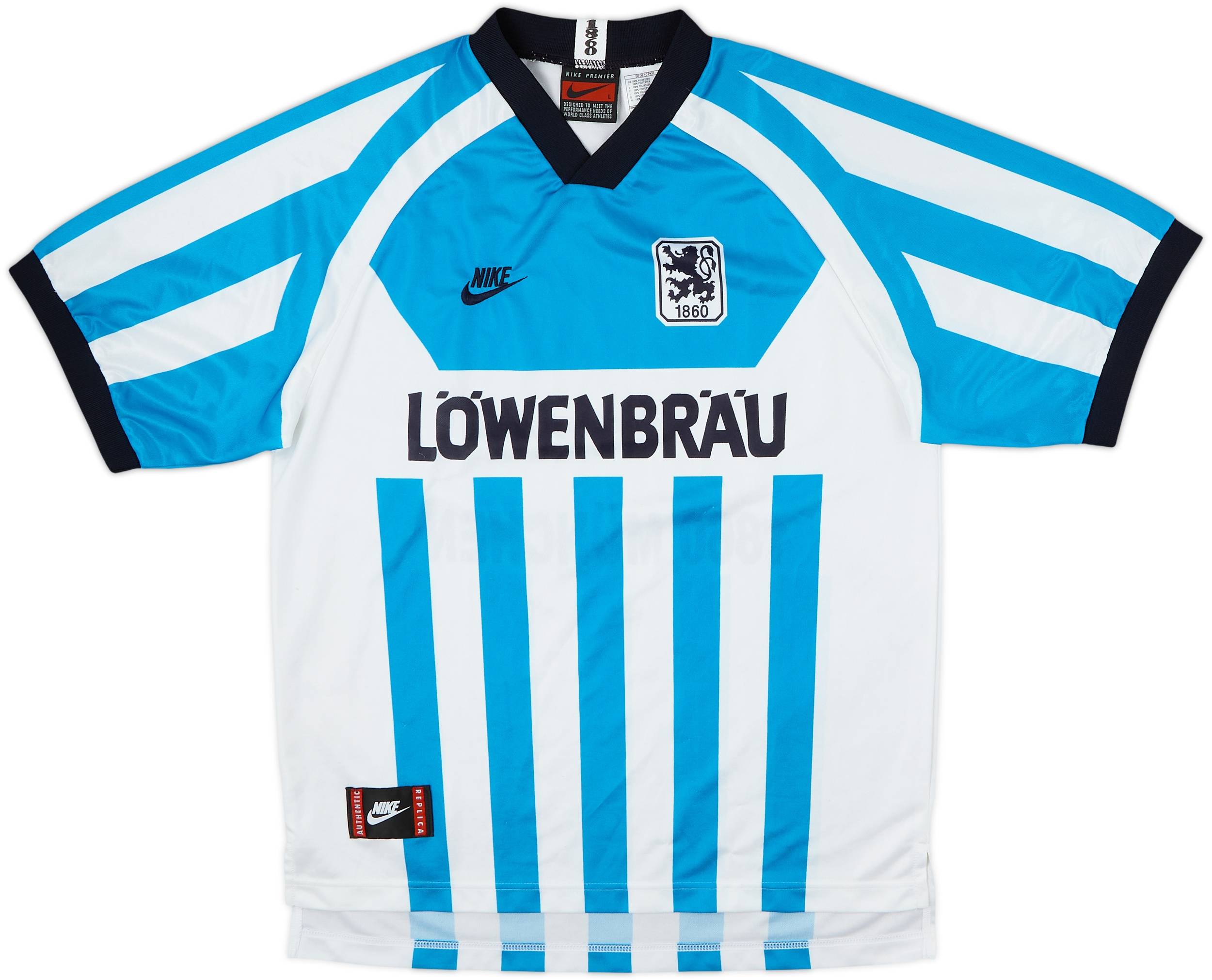 1995-96 1860 Munich Home Shirt - 8/10 - (L)