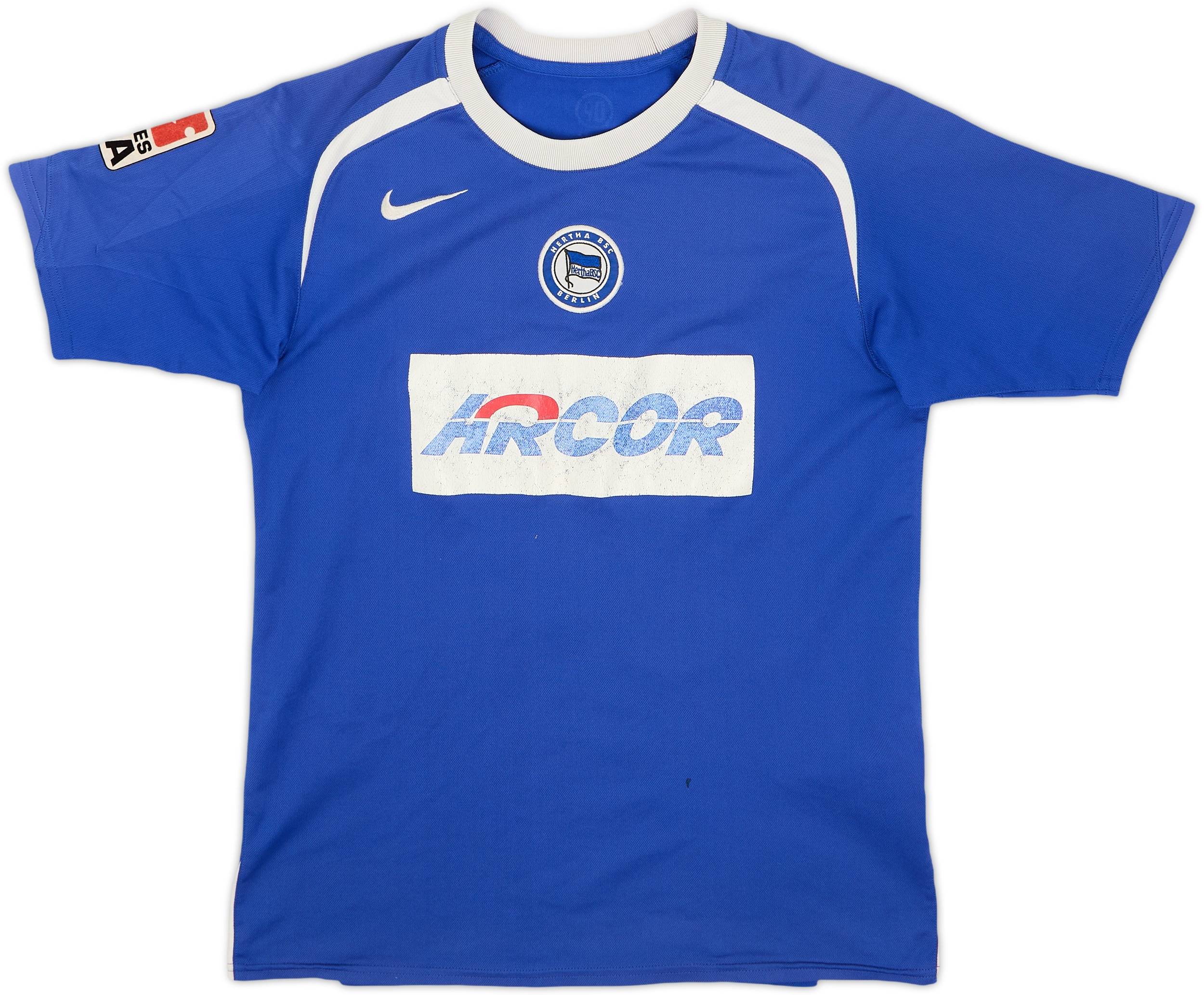 2005-06 Hertha Berlin Home Shirt Boateng #17 - 5/10 - (XL.Boys)