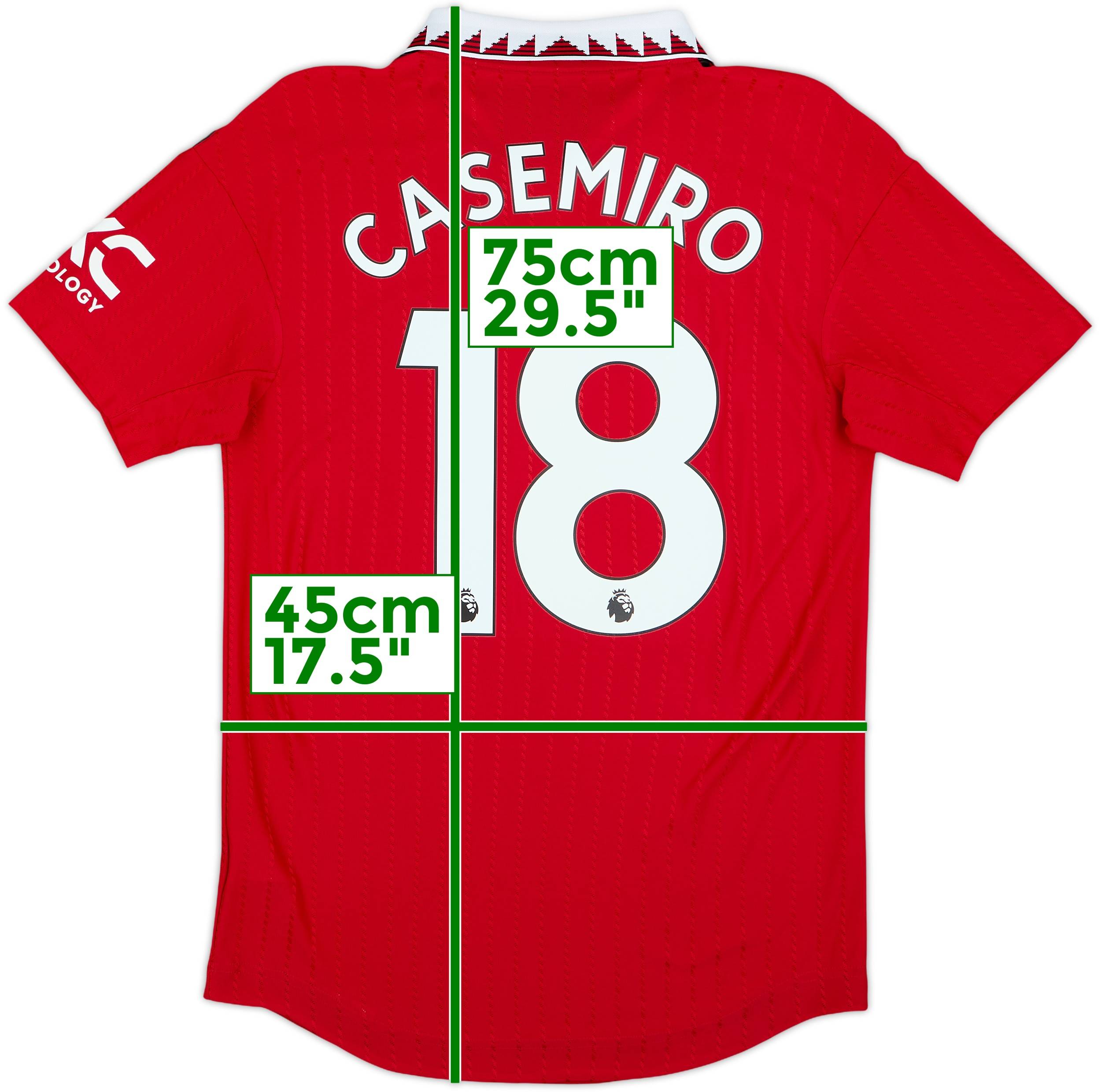 2022-23 Manchester United Authentic Home Shirt Casemiro #18 - 10