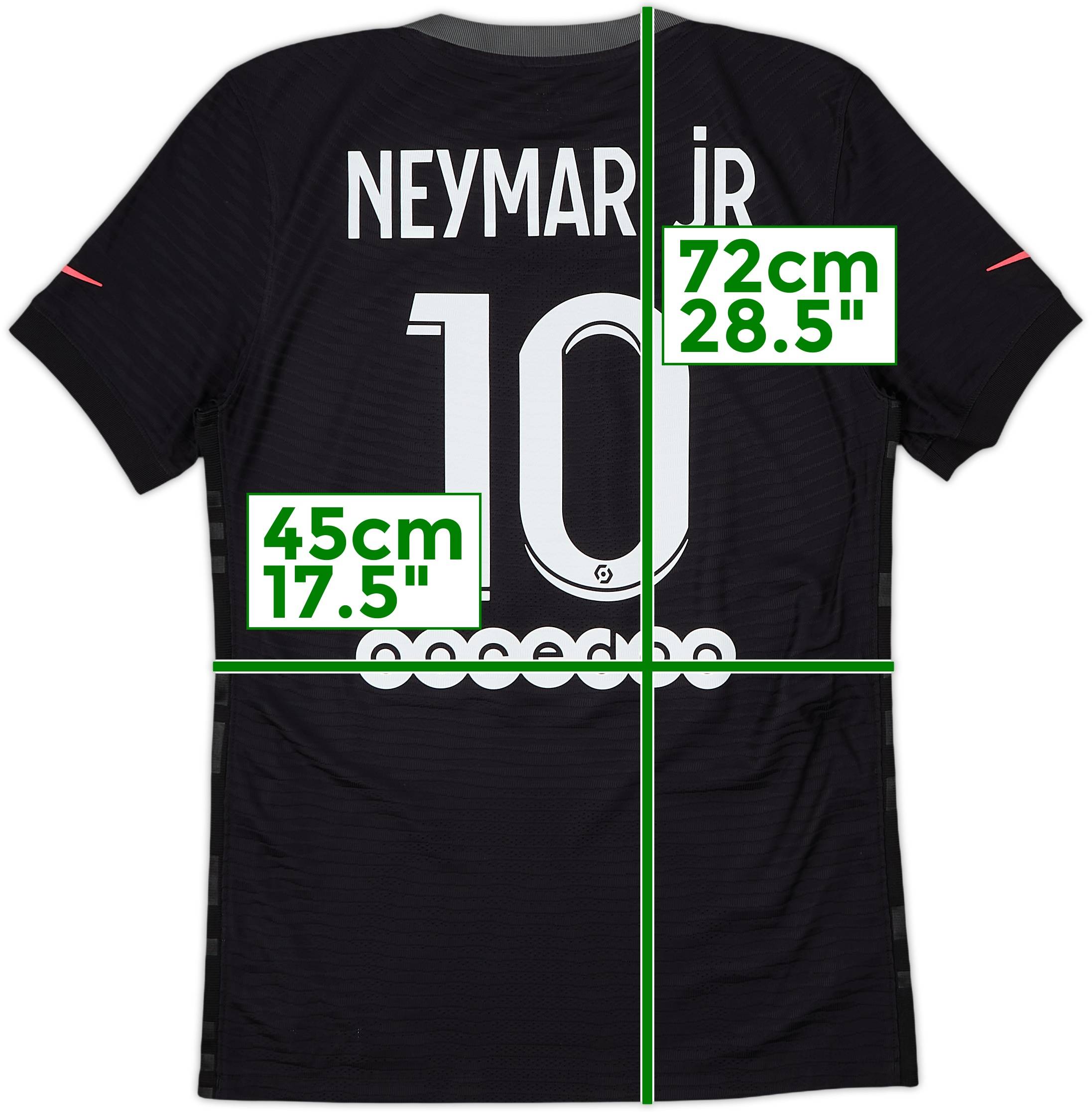 【新品/タグ付き】21/22 PSG ♯10 ネイマール【Lサイズ】3rd 2021-22 Paris Saint-Germain Authentic Third Shirt Neymar Jr #10