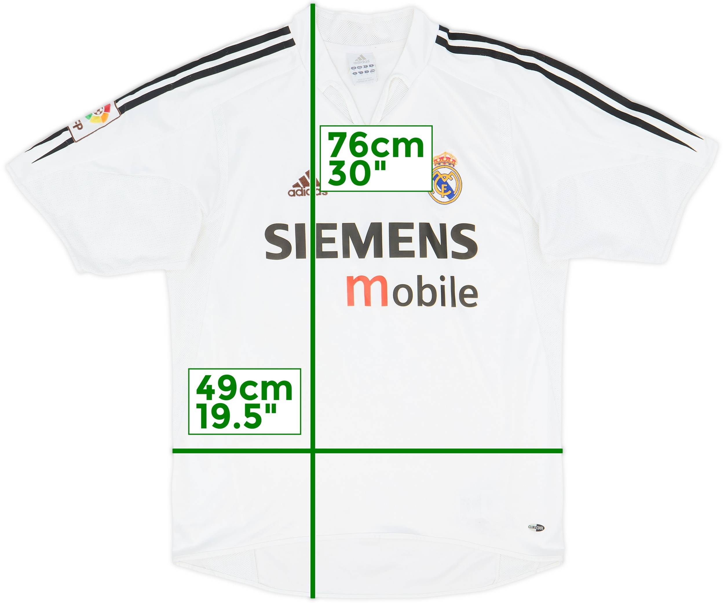 2004-05 Real Madrid Home Shirt - 5/10 - (M)