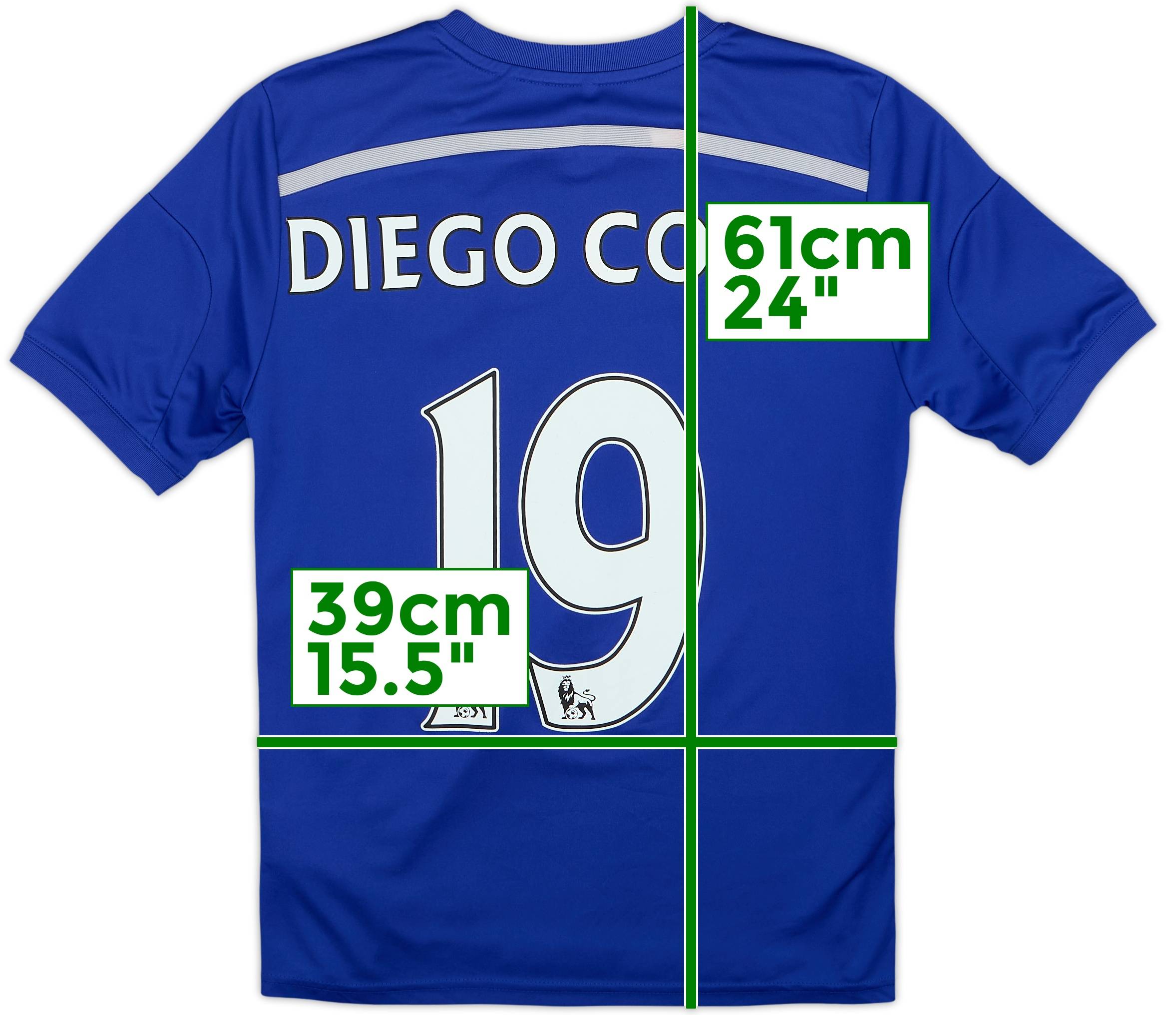 2014-15 Chelsea Home Shirt Diego Costa #19 - 6/10 - (L.Boys)