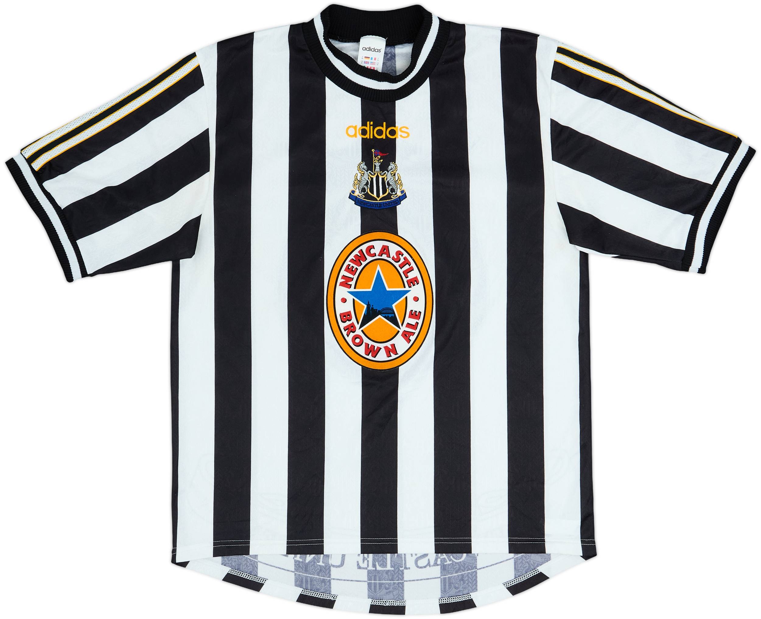 1997-99 Newcastle Home Shirt Shearer #9 - 8/10 - (M)