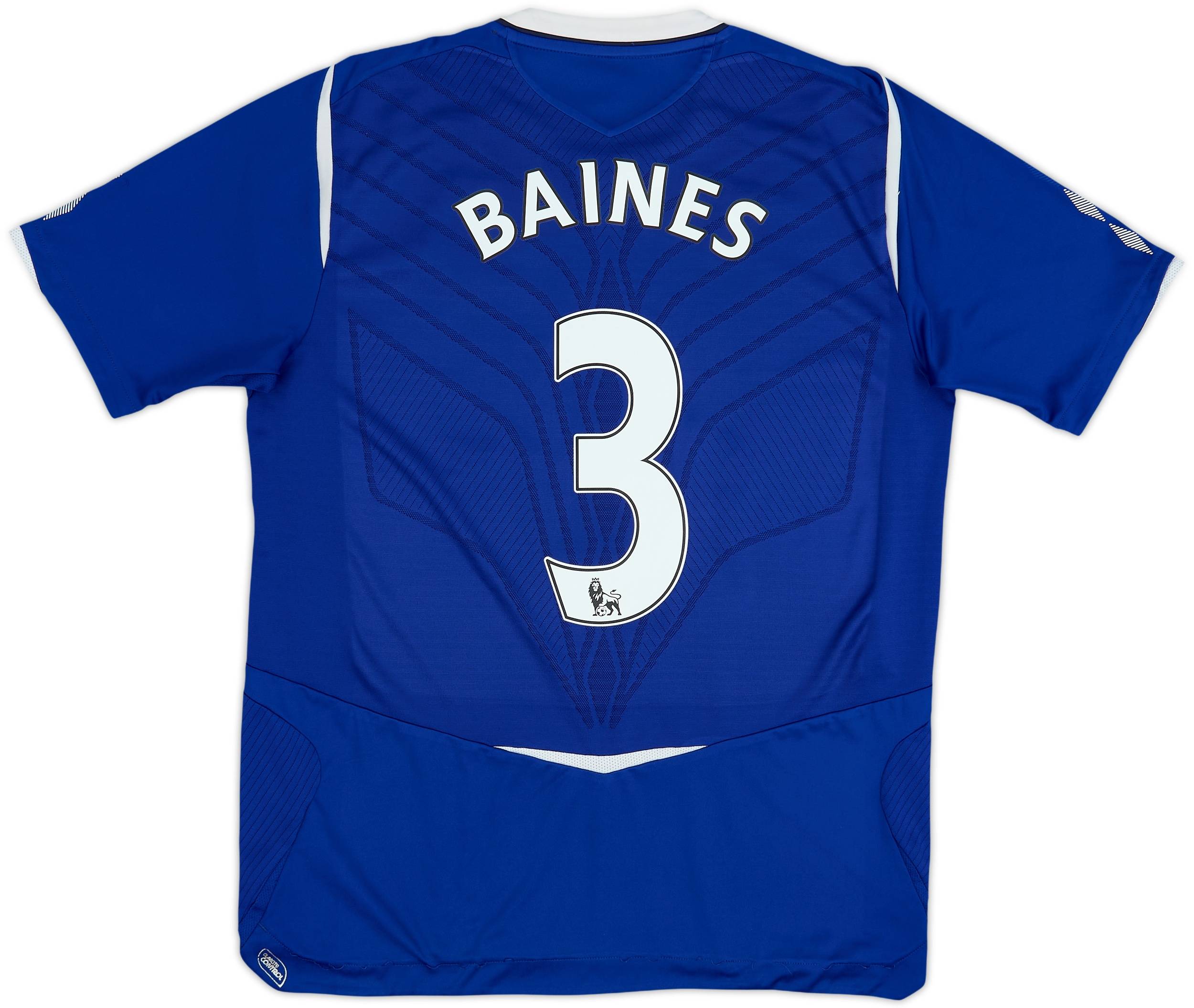 2008-09 Everton Home Shirt Baines #3 - 5/10 - (M)