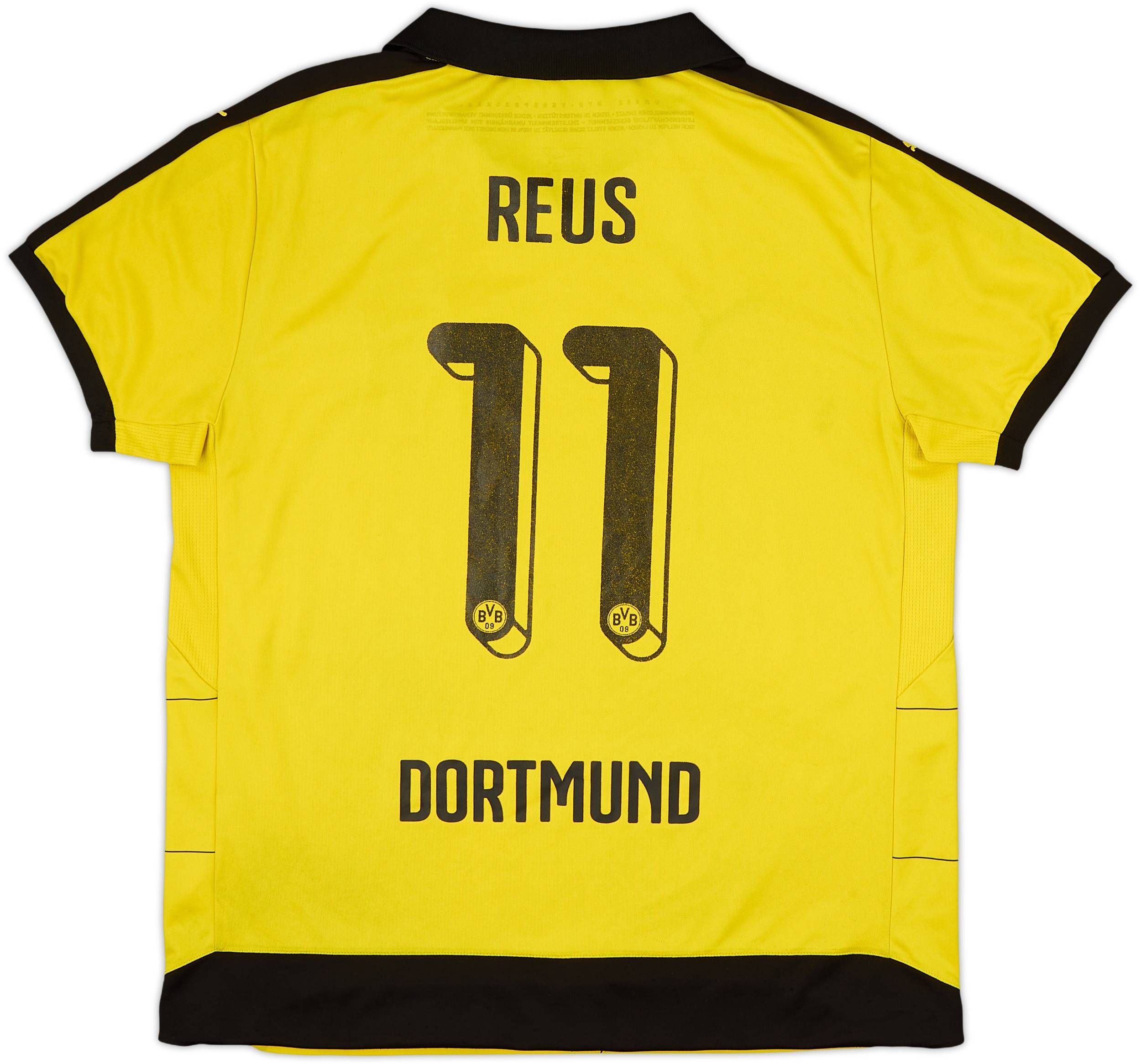 【正規品】BORRUSIA DORTMUND 2015/2016 REUS 11 2015-16 Borussia Dortmund Home Shirt Reus #11 - 5/10 - (XL)