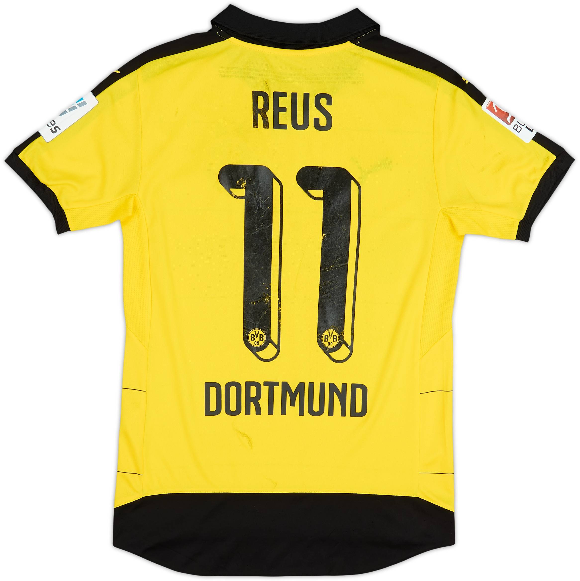 【正規品】BORRUSIA DORTMUND 2015/2016 REUS 11 2015-16 Borussia Dortmund Home Shirt Reus #11 - 5/10 - (S)