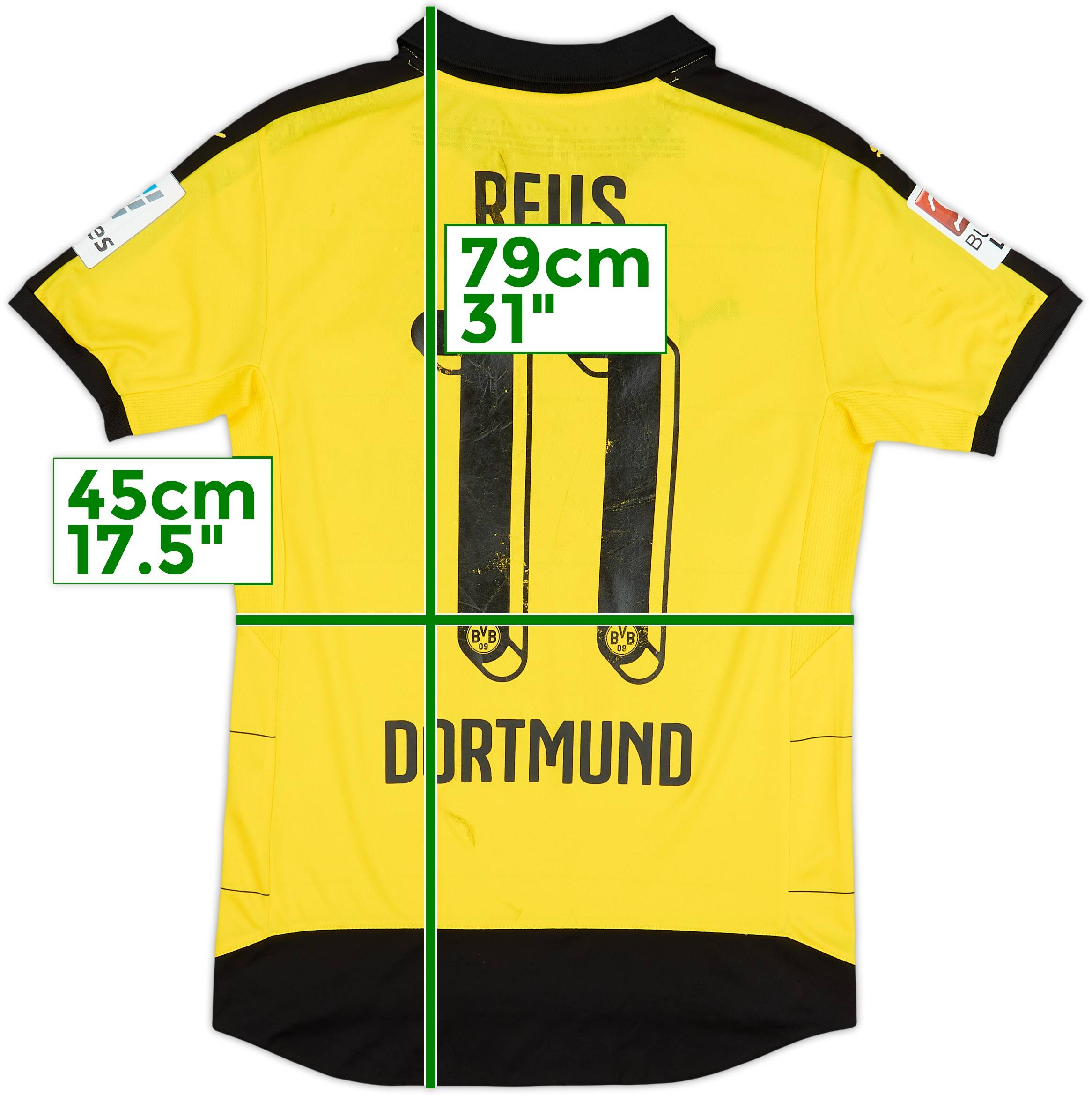 2015-16 Borussia Dortmund Home Shirt Reus #11 - 5/10 - (S)