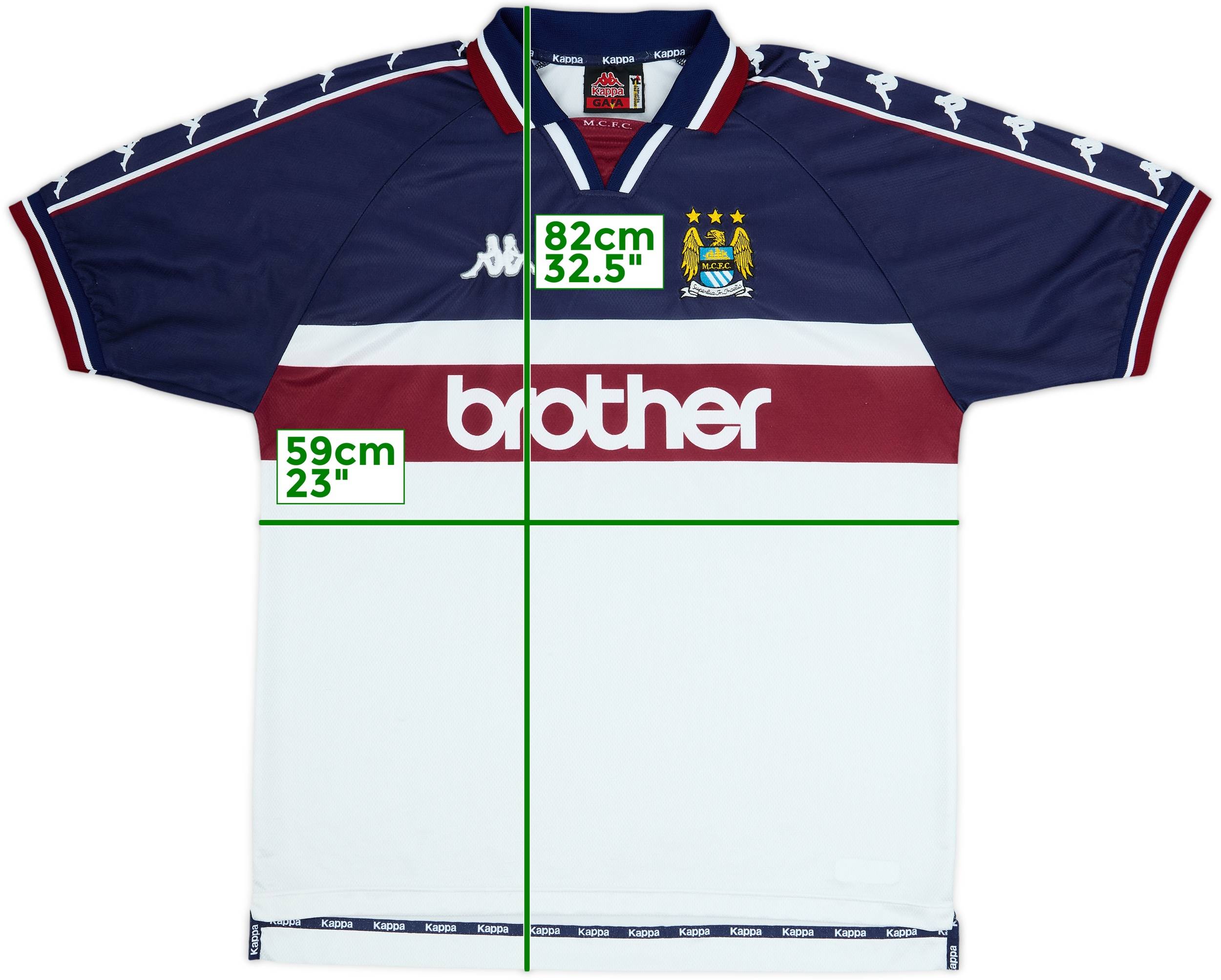 1997-98 Manchester City Away Shirt - 8/10 - (XL)