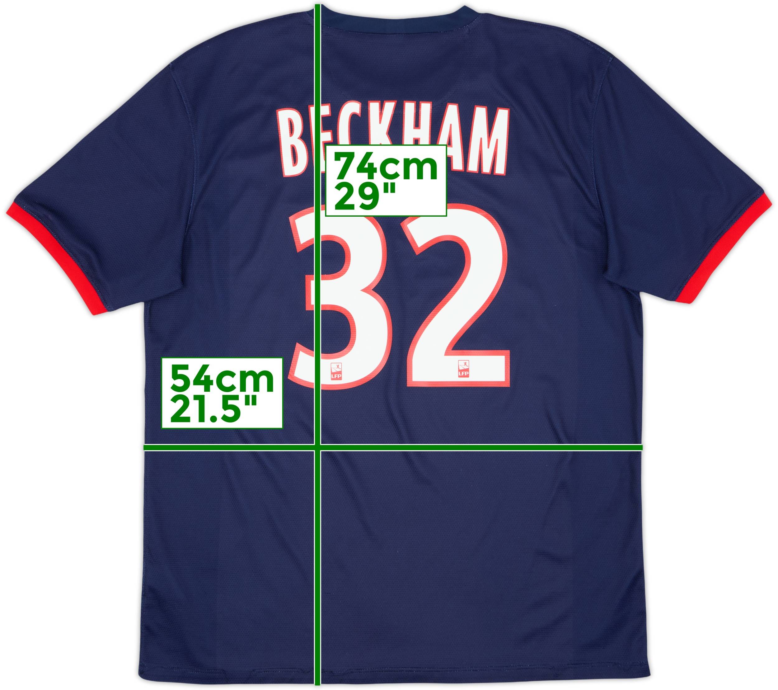 NIKE PSG BECKHAM 32 ユニフォーム Lサイズ 2013-14 Paris Saint-Germain Home Shirt Beckham #32 - 6/10 - (L)