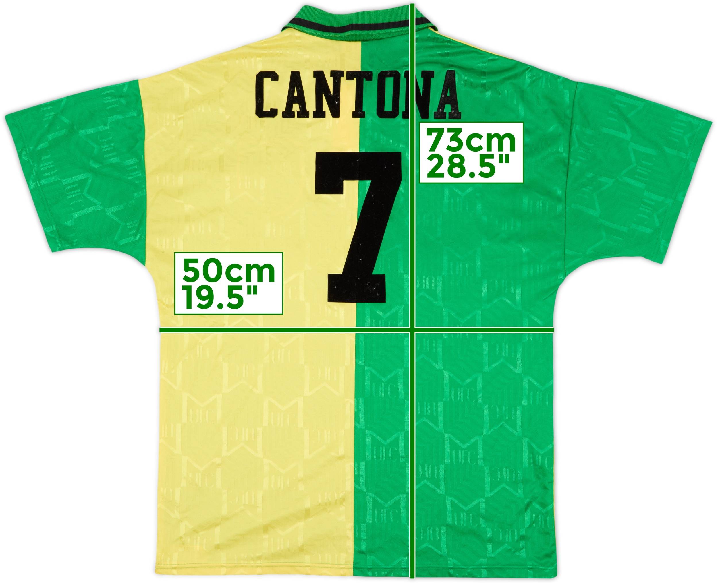 1992-94 Manchester United Third Shirt Cantona #7 - 8/10 - (M)
