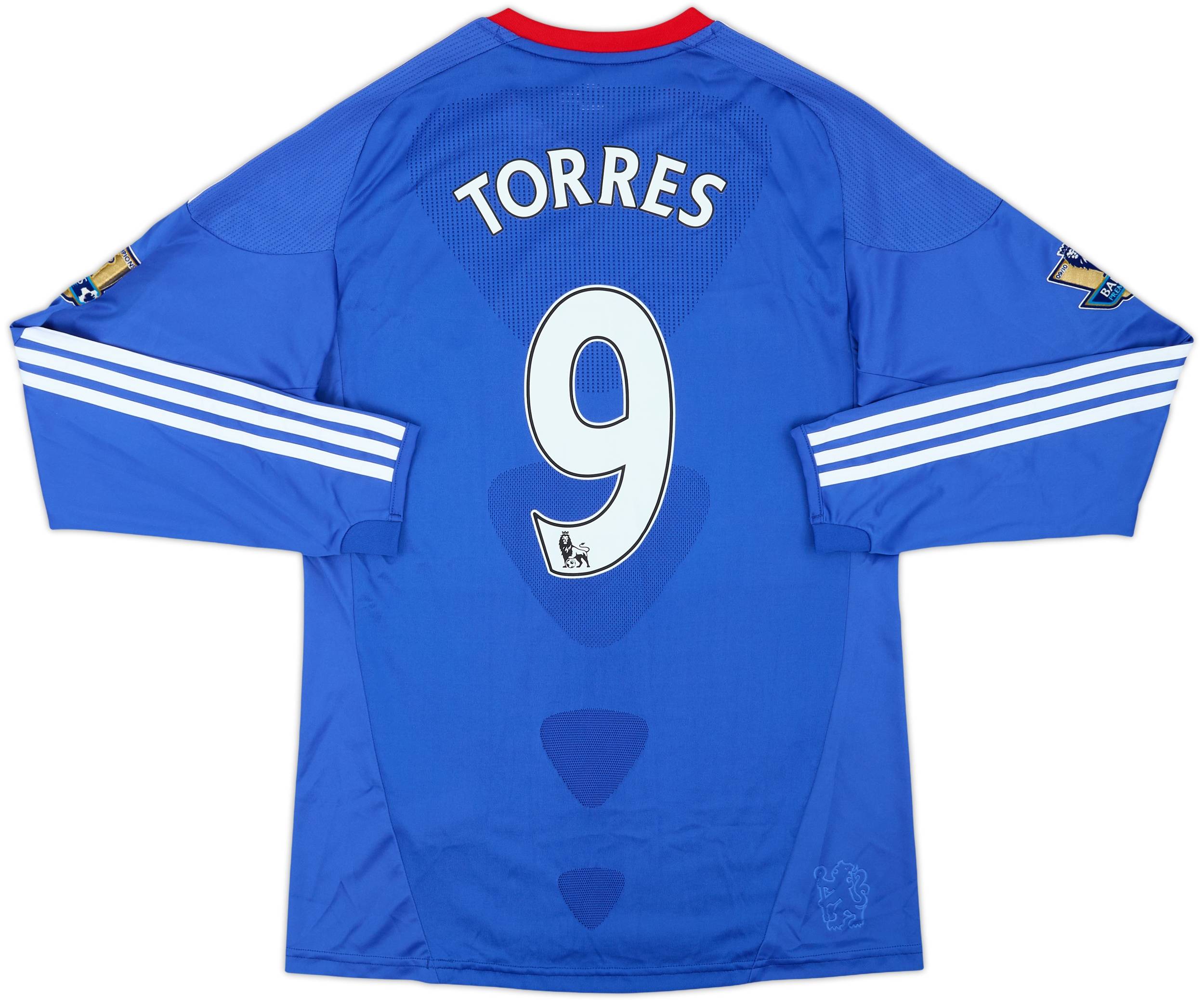 Chelsea FC トーレス 9番 シャツ 2010-11 Chelsea Home L/S Shirt Torres #9 - 9/10 - (S)