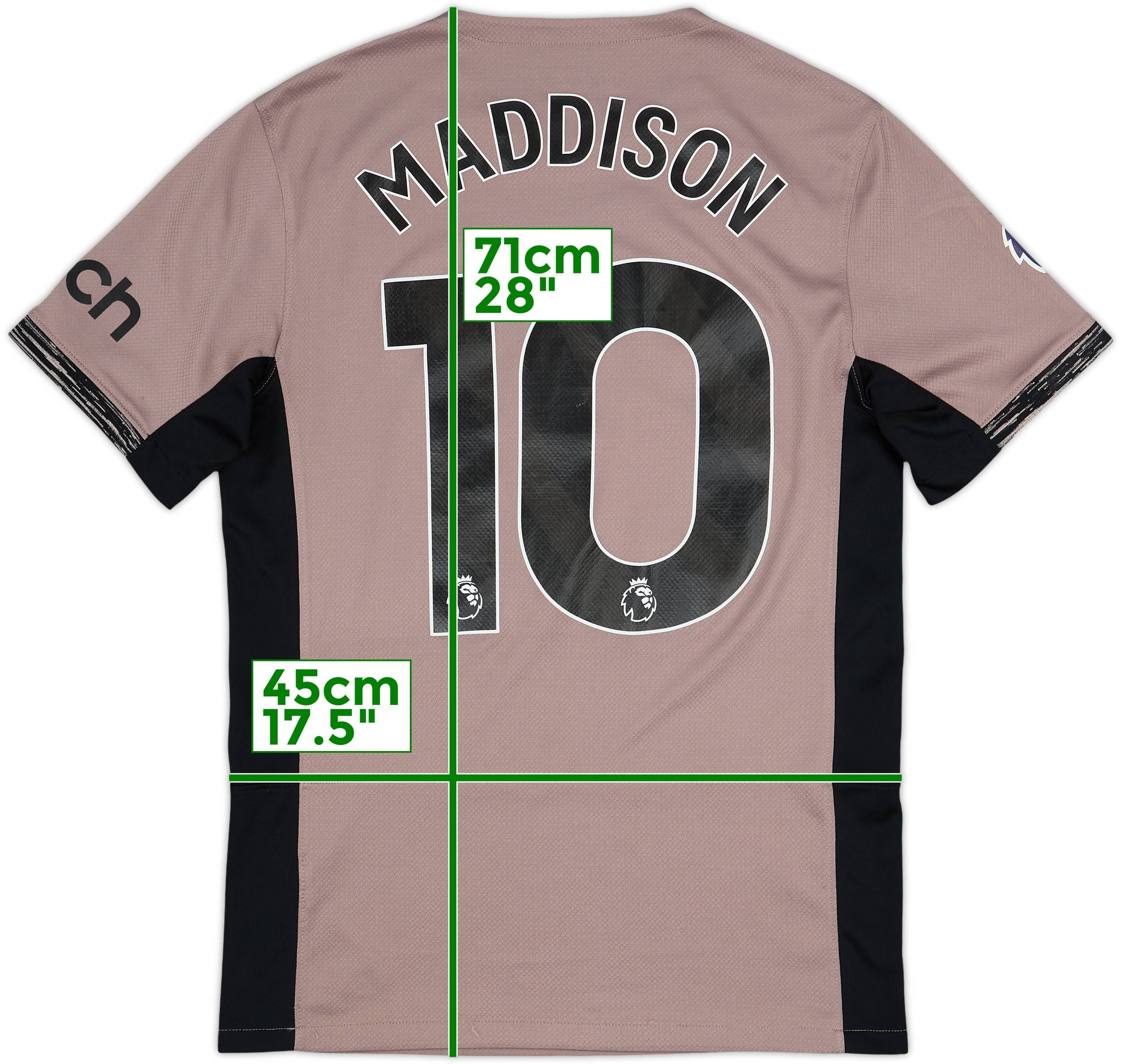 スパーズ 23/24シーズン　MADDISON 10番 3rdシャツ 2023-24 Tottenham Third Shirt Maddison #10 - 5/10 - (S)