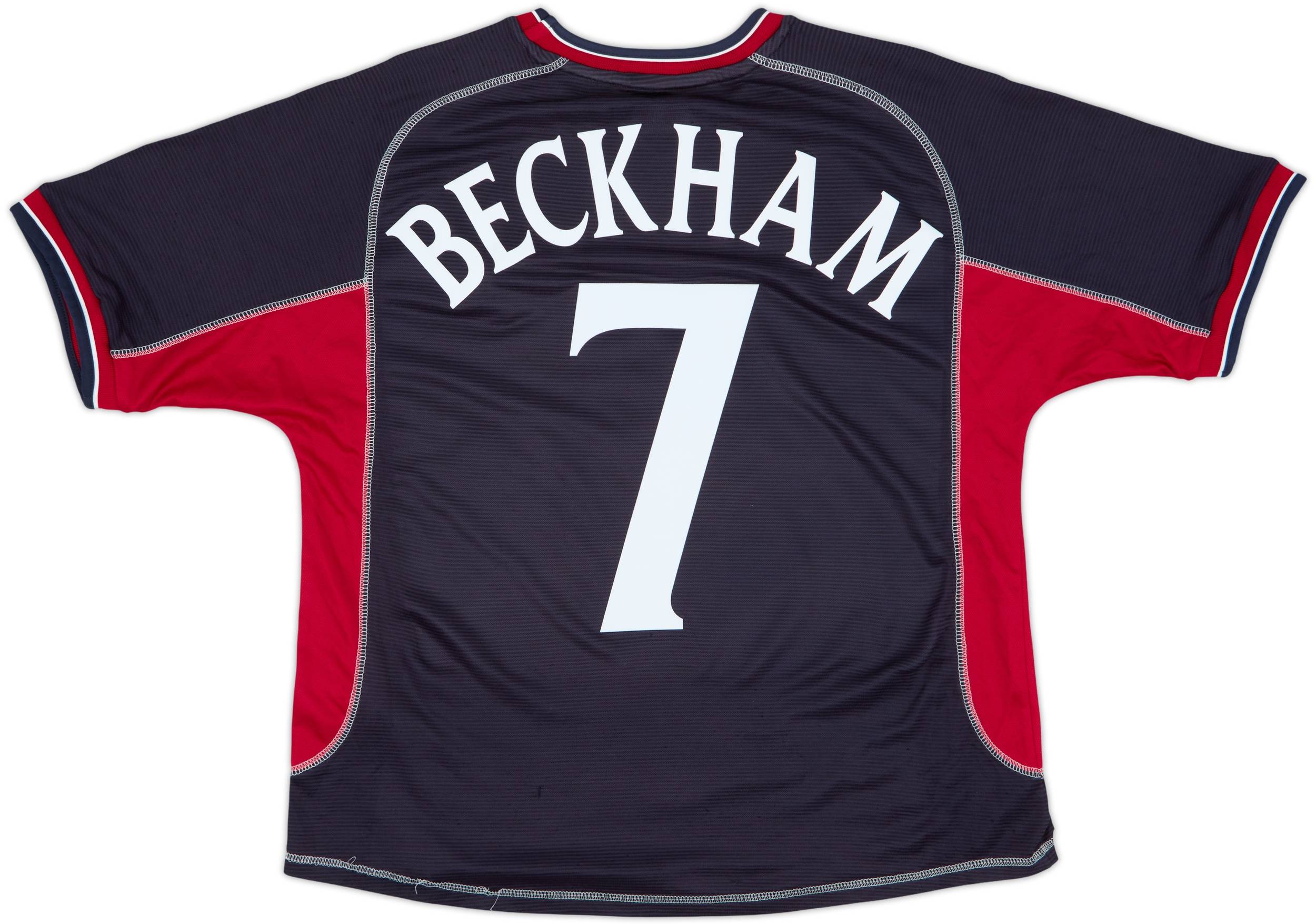 2000-01 Manchester United Third Shirt Beckham #7 - 5/10 - (XS)