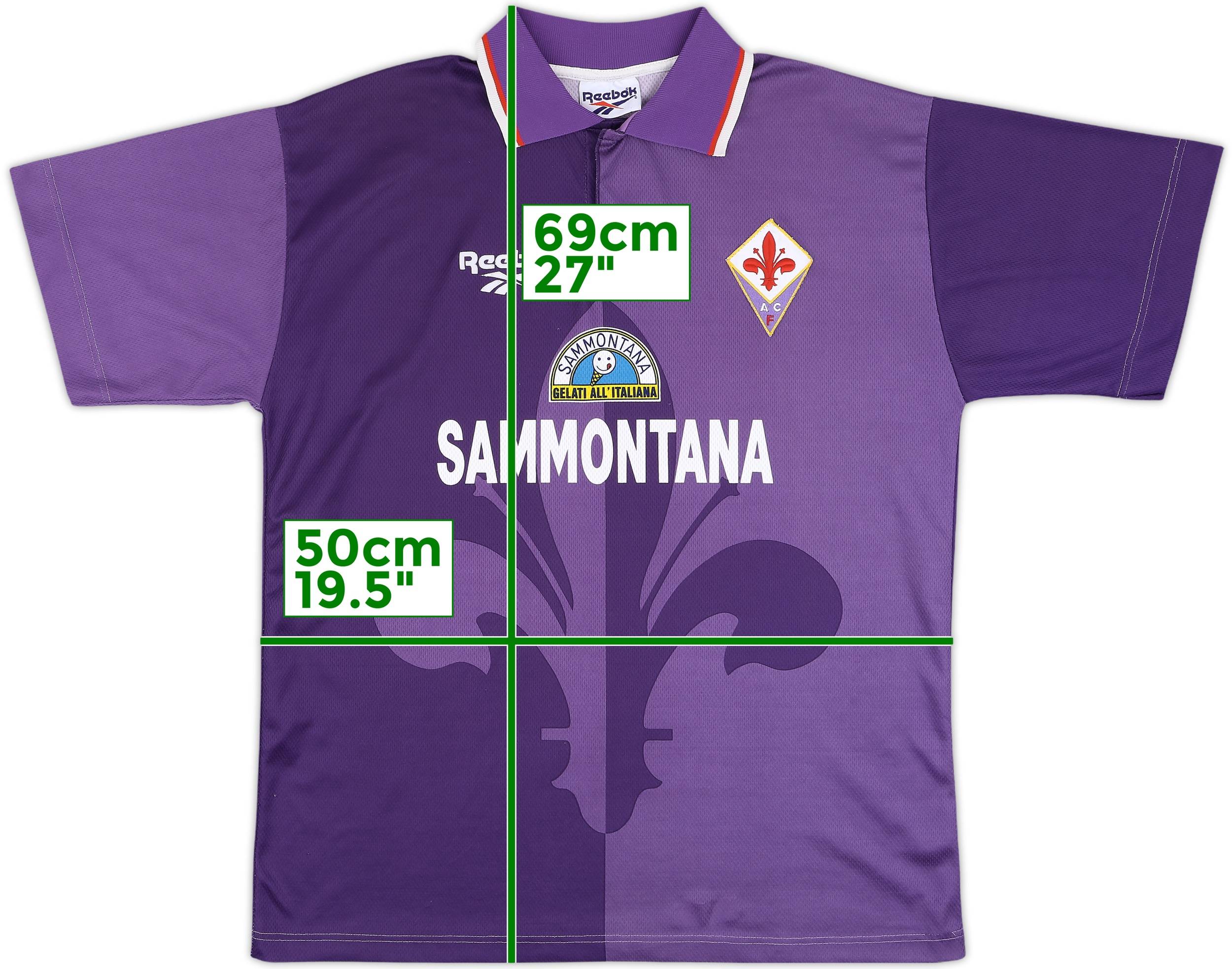 1995-96 Fiorentina Home Shirt - 8/10 - (XL)