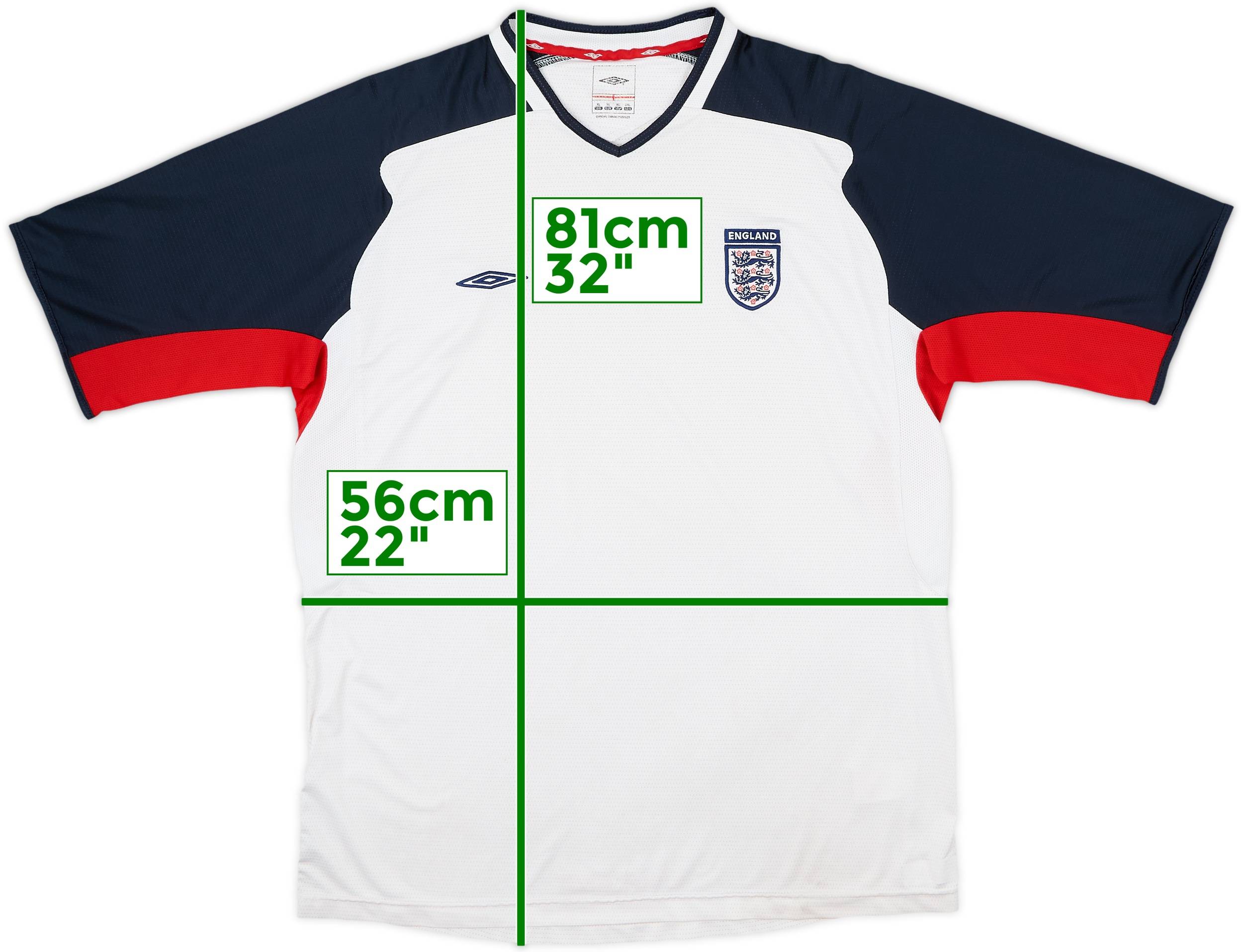 2004-05 England Umbro Training Shirt - 7/10 - (XL)