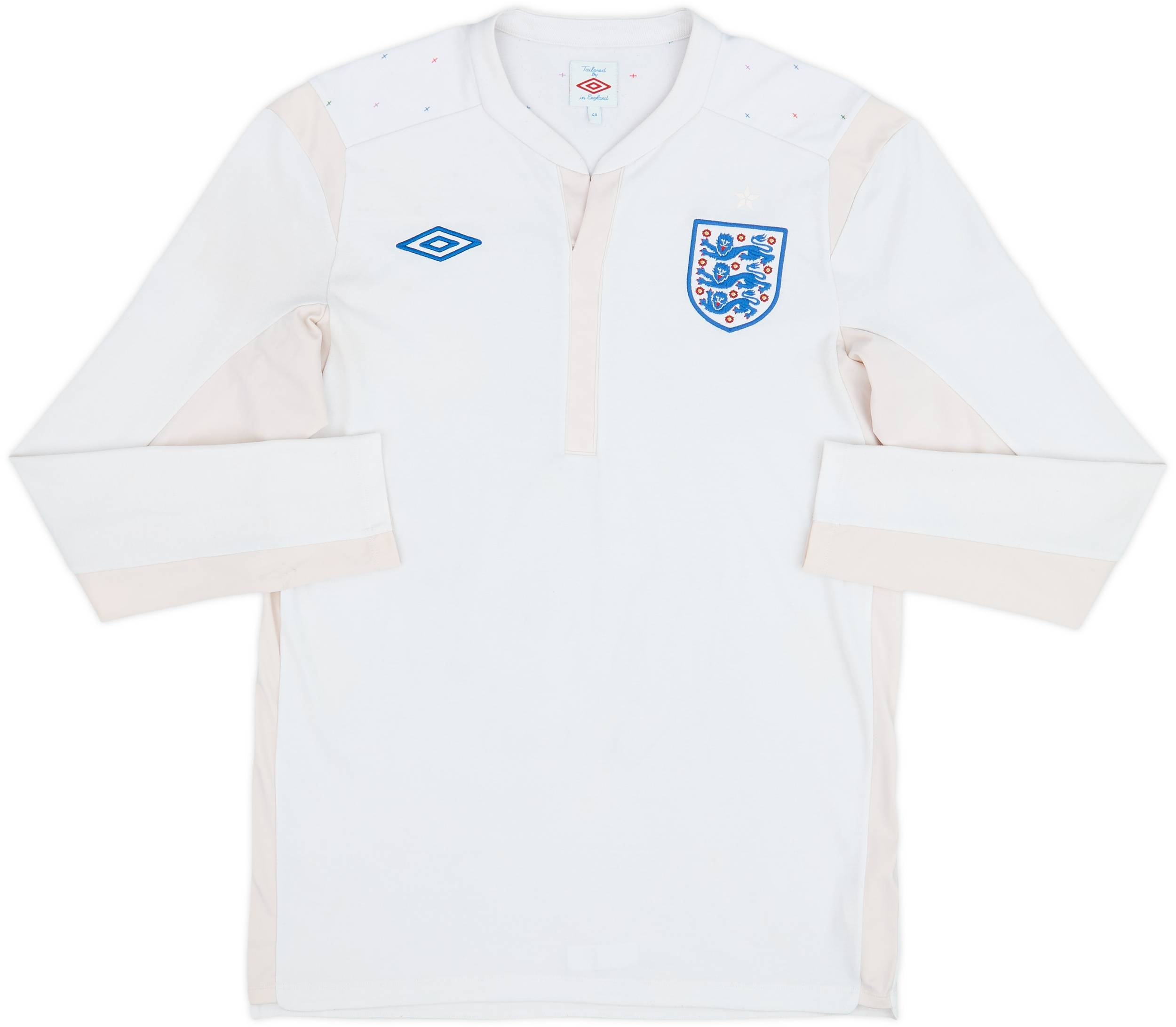 2010-11 England Home L/S Shirt - 5/10 - (M)