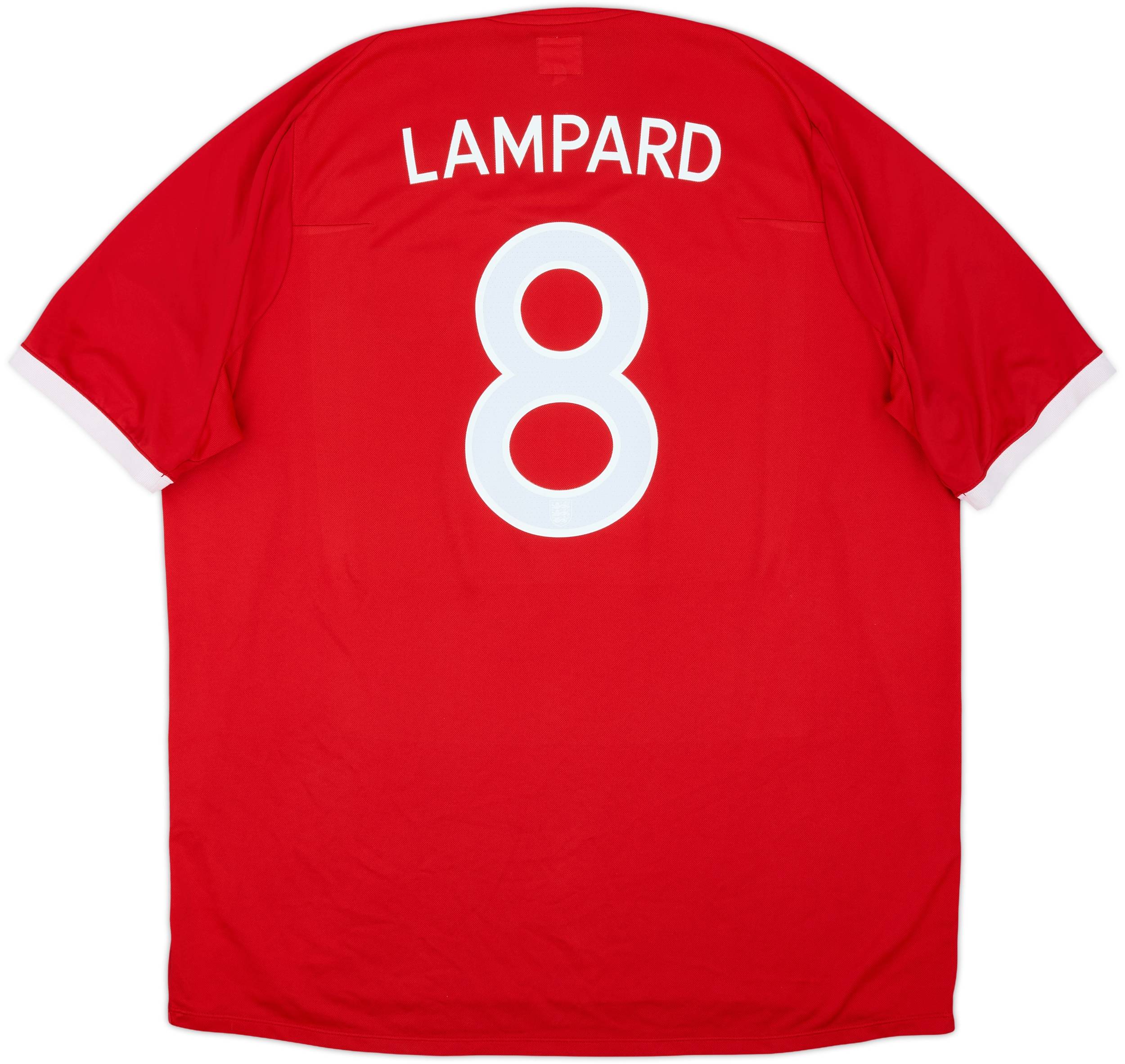 希少England 2010/11 Away Lampard official 2010-11 England Away Shirt Lampard #8 - 8/10 - (3XL)